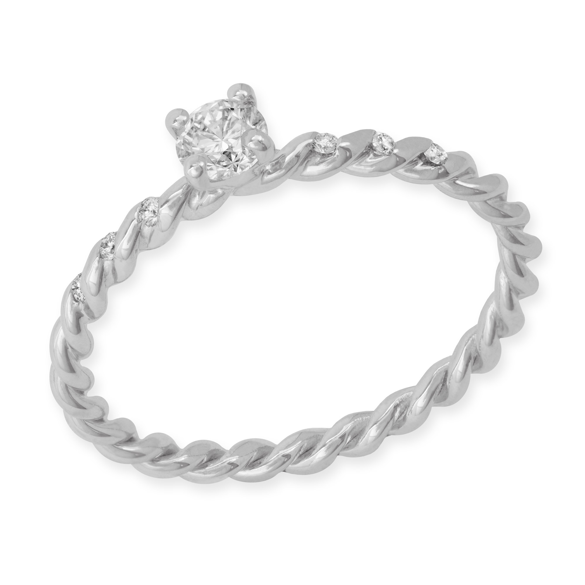 LESER Ring-Kordelring-Brillanten.750WG LESER Ring-Kordelring-Brillanten.750WG