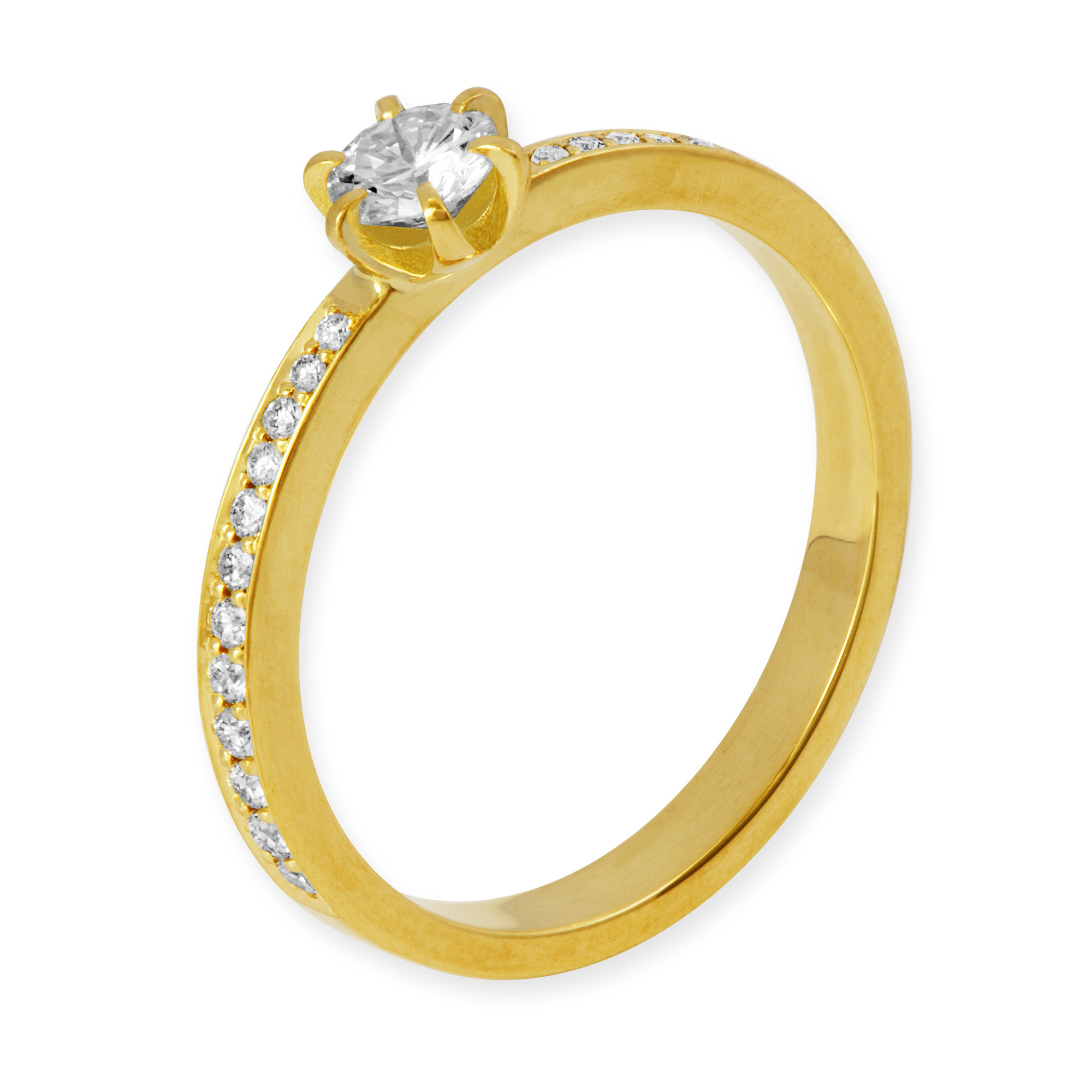 LESER Ring-Verlobungsring 750 Gelbgold LESER Ring-Verlobungsring 750 Gelbgold