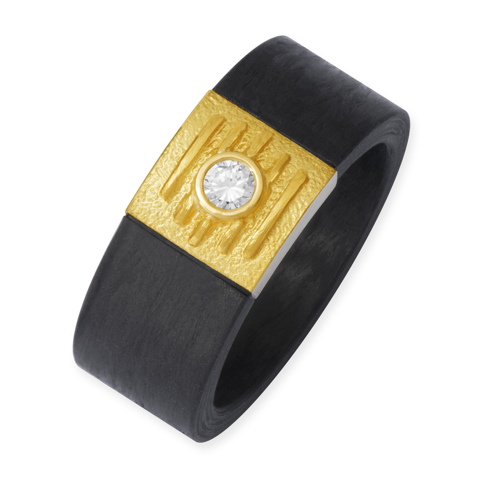 LESER Carbon-Ring-750GG-Brillant LESER Carbon-Ring-750GG-Brillant