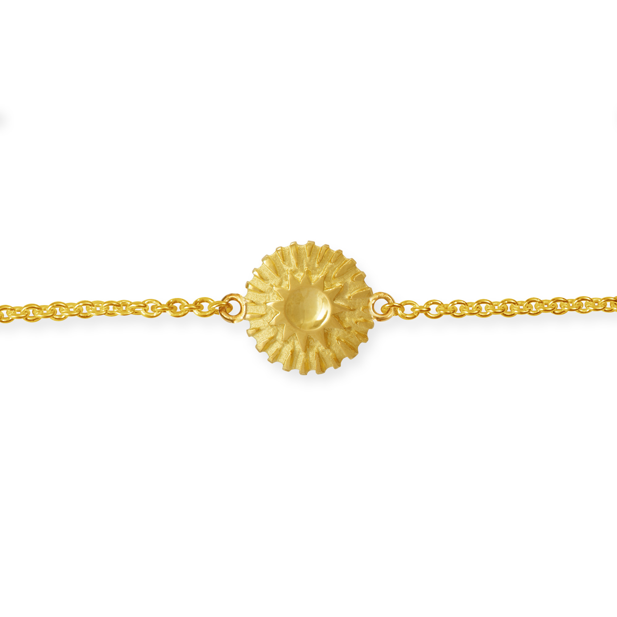 LESER Sonne-Armband-750 Gelbgold