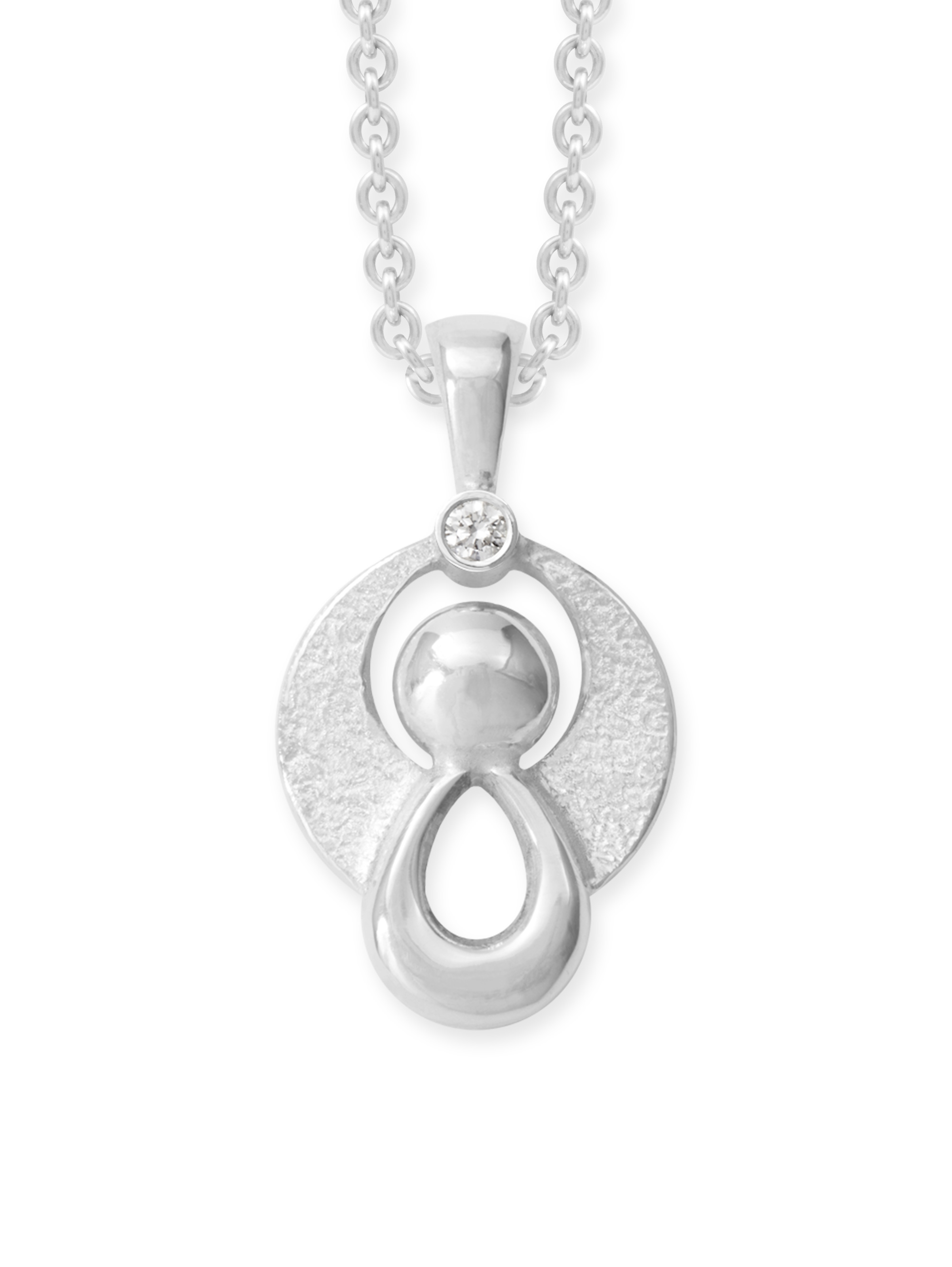 LESER Anhaenger- Engel 925 Silber Brillant