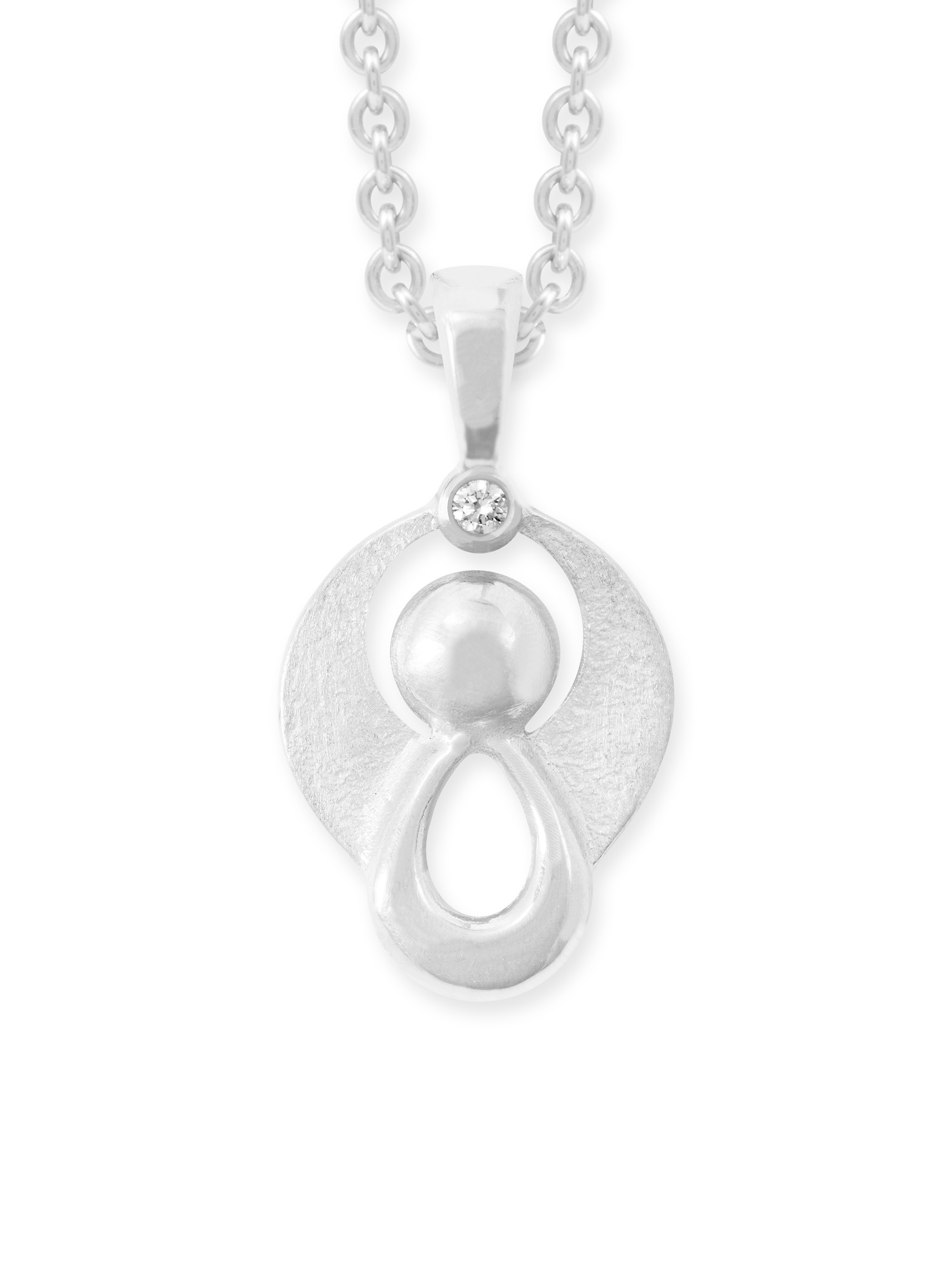 LESER Anhaenger- Engel 925 Silber Brillant