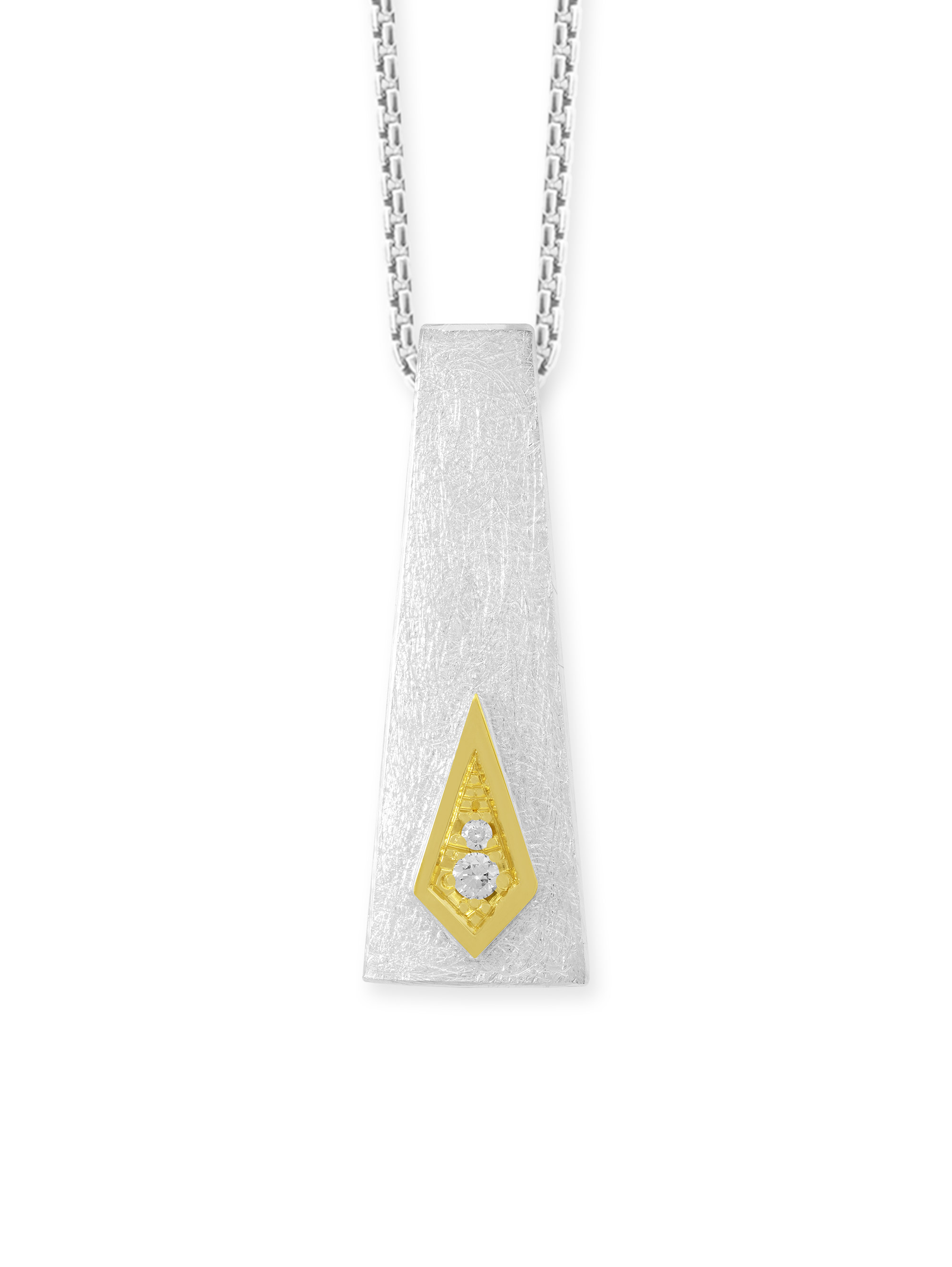 LESER Anhänger-925Silber-750Gelbgold-123999
