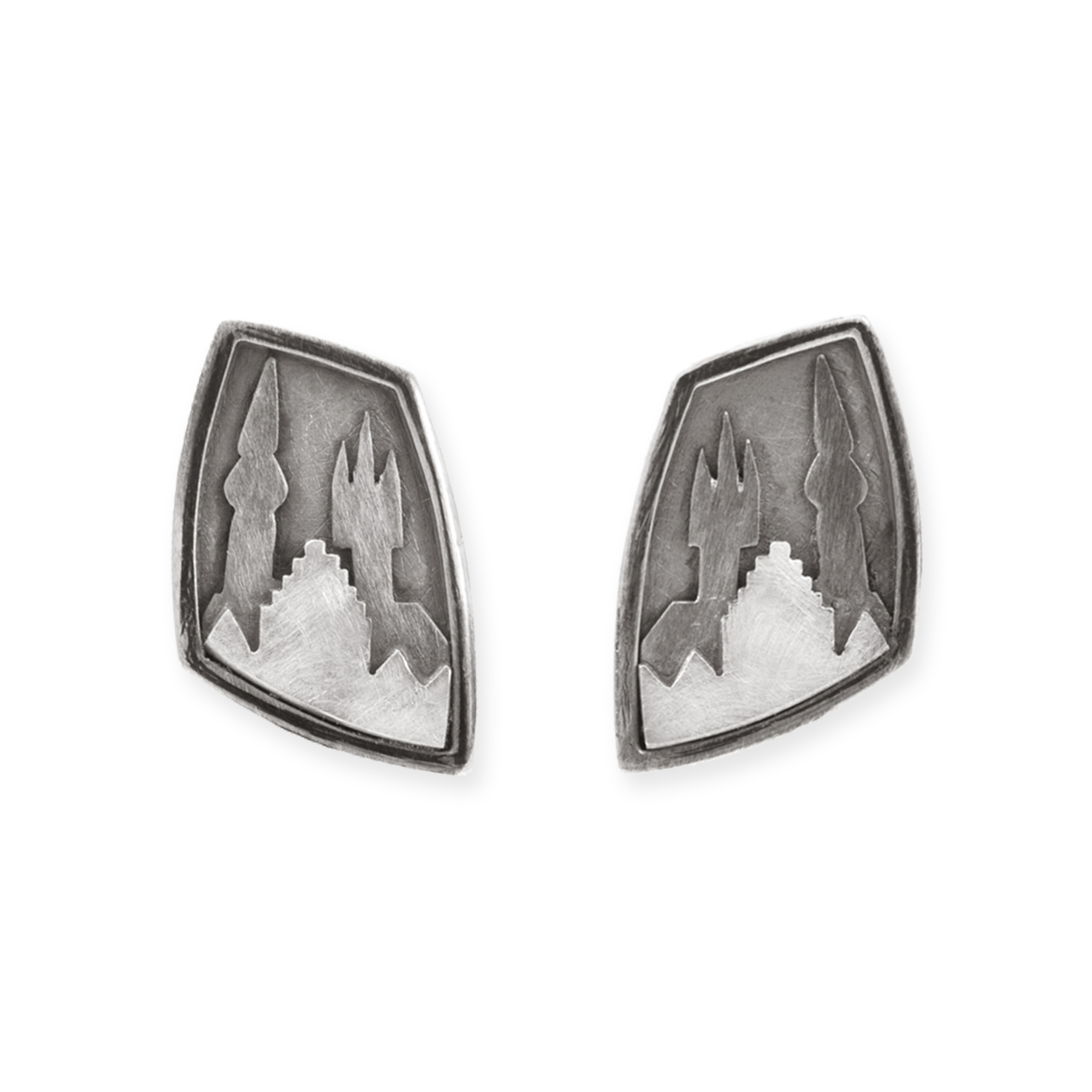 LESER Ohrstecker- Stadtsilhouette Silber LESER Ohrstecker- Stadtsilhouette Silber