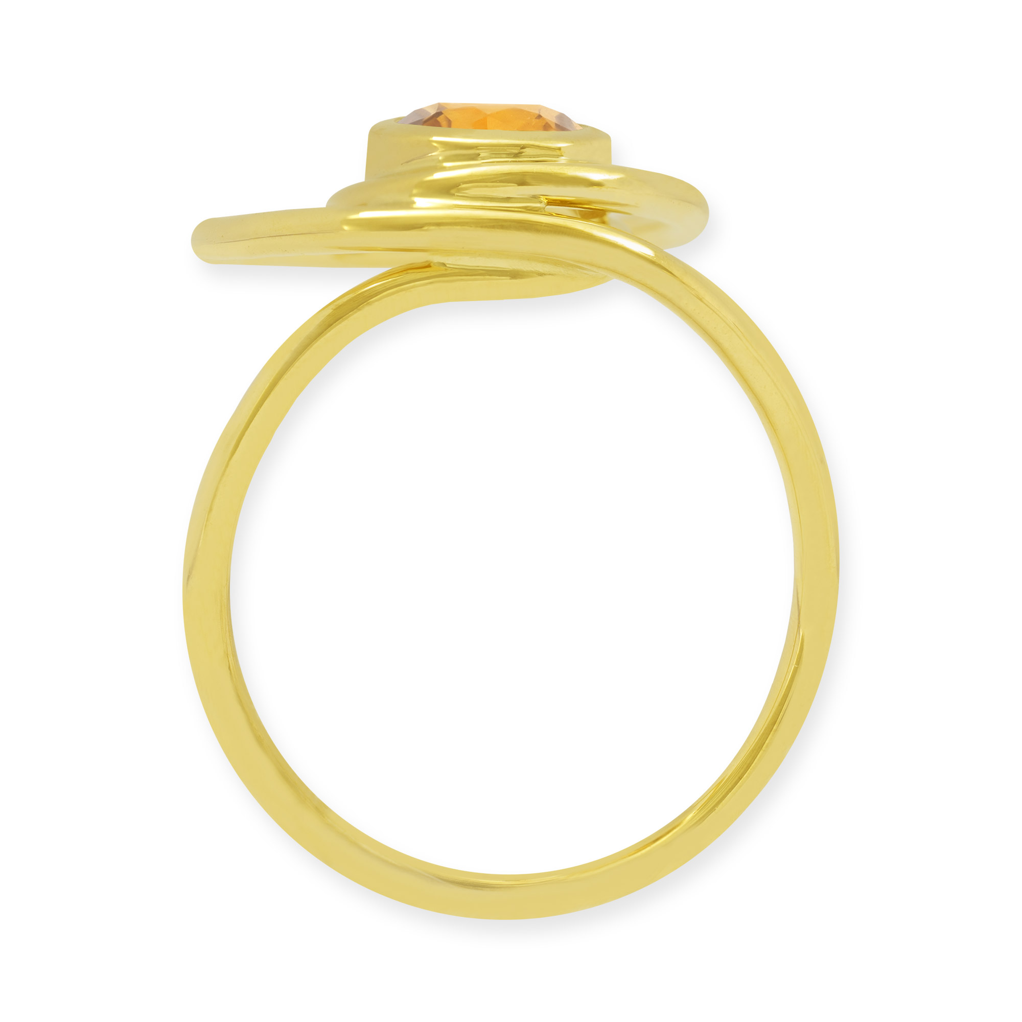LESER Ring-Gelbgold- Citrin - 124041