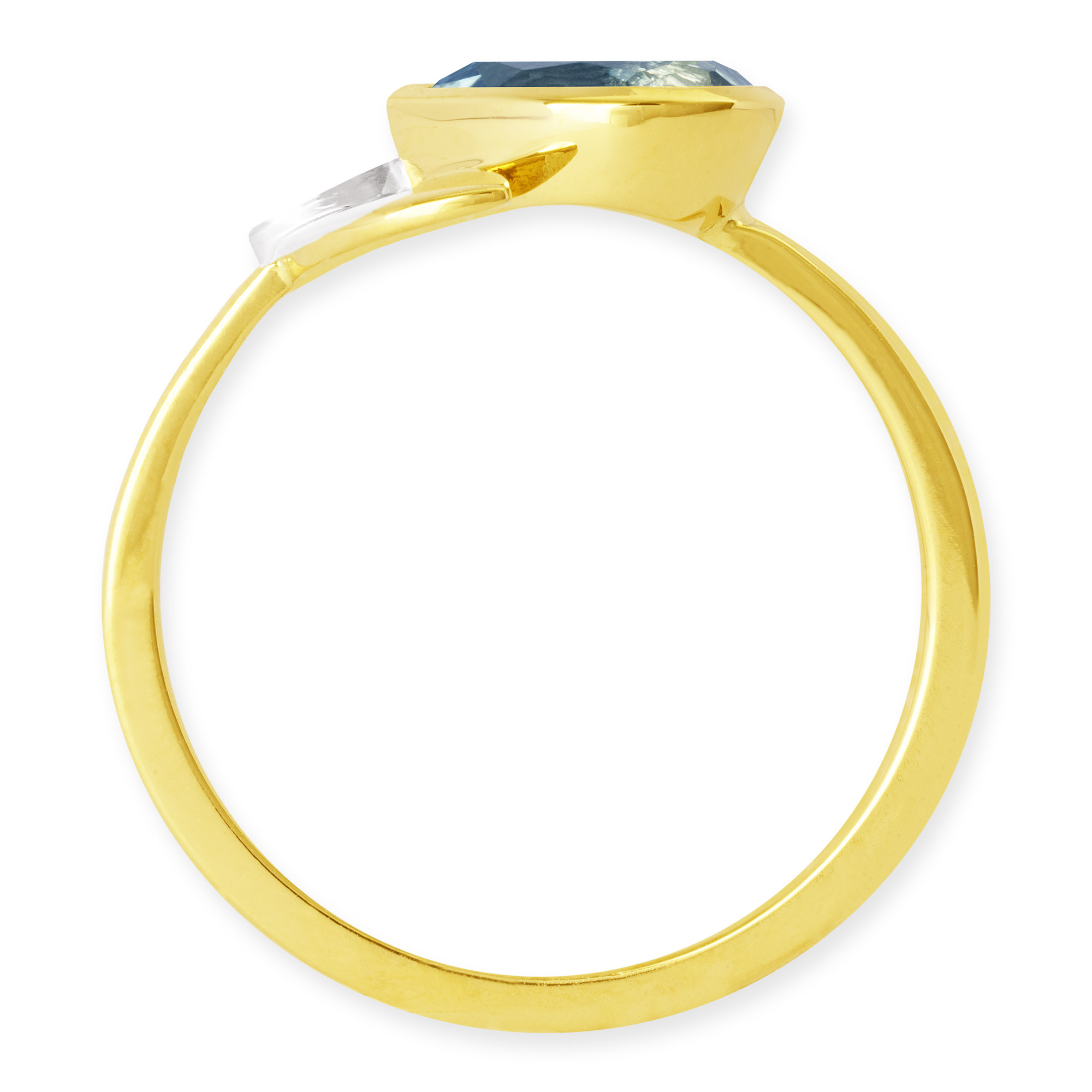 LESER Ring-Aquamarin-750GG-750WG LESER Ring-Aquamarin-750GG-750WG