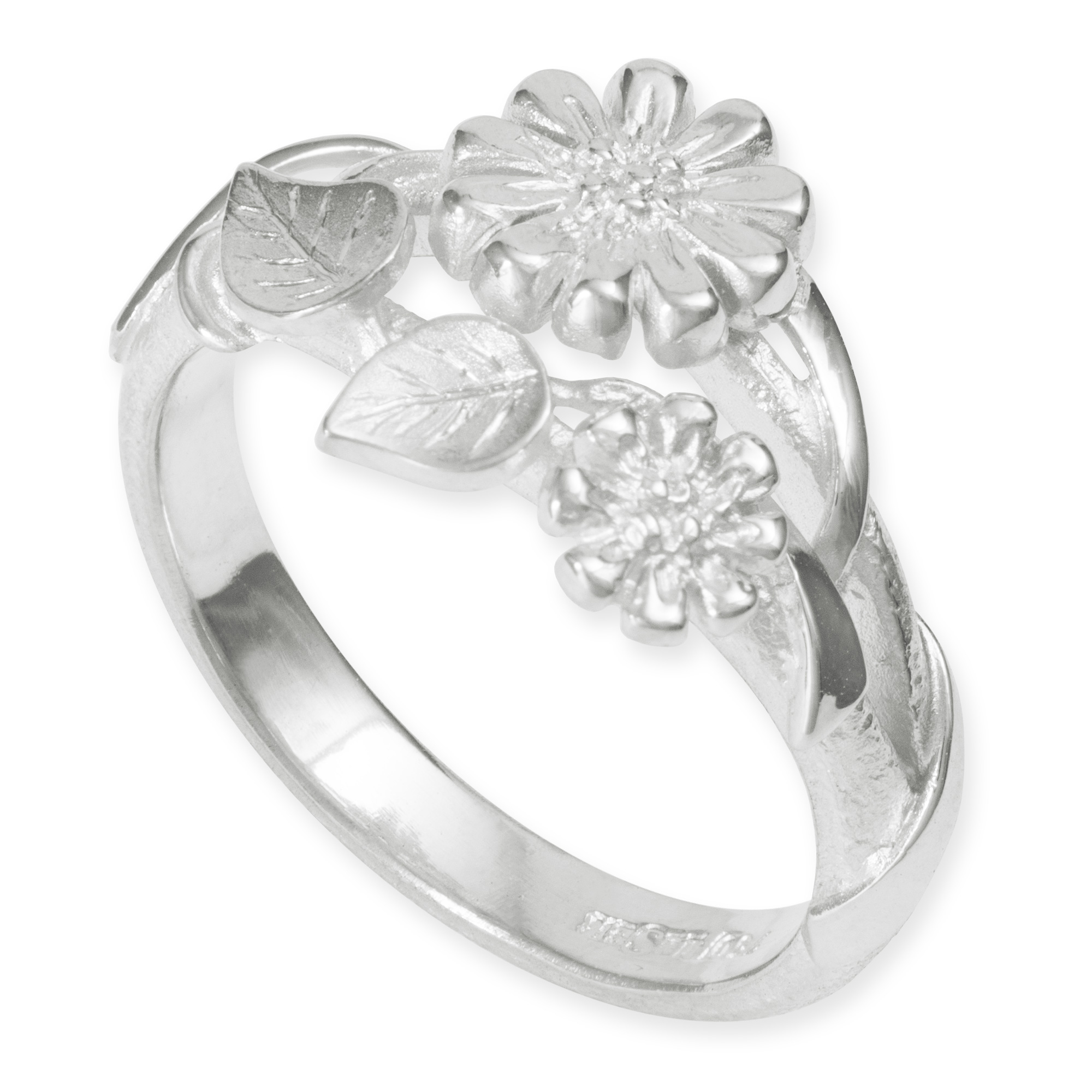 LESER Bluetentraum-Blumen-Ring 750 Weißgold LESER Bluetentraum-Blumen-Ring 750 Weißgold