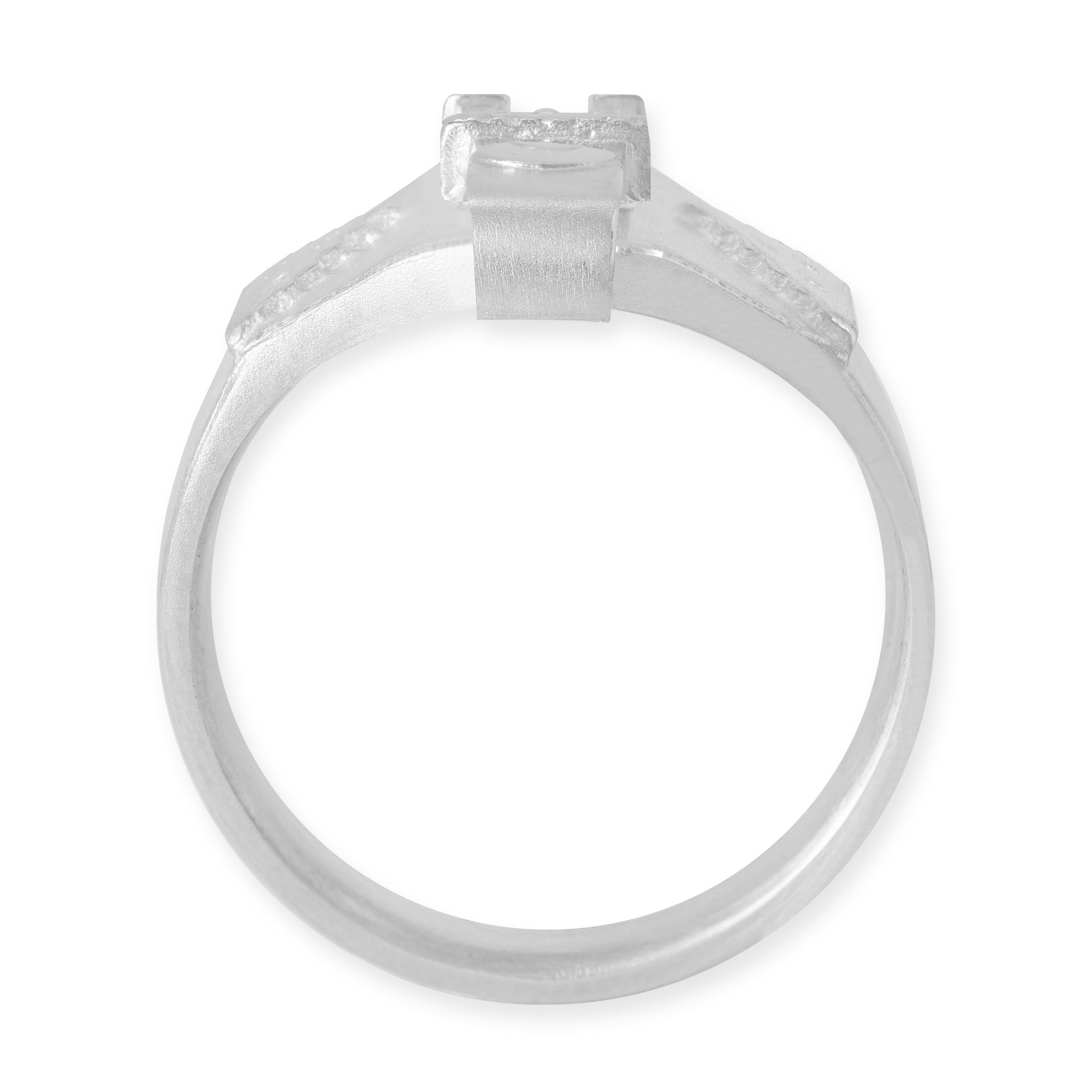 LESER Ring- Stadtturm Silber