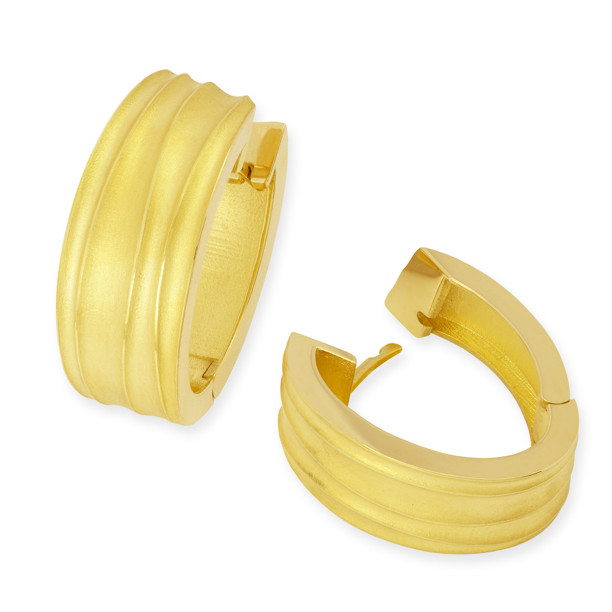 LESER Duene-Creolen 750 Gelbgold LESER Duene-Creolen 750 Gelbgold