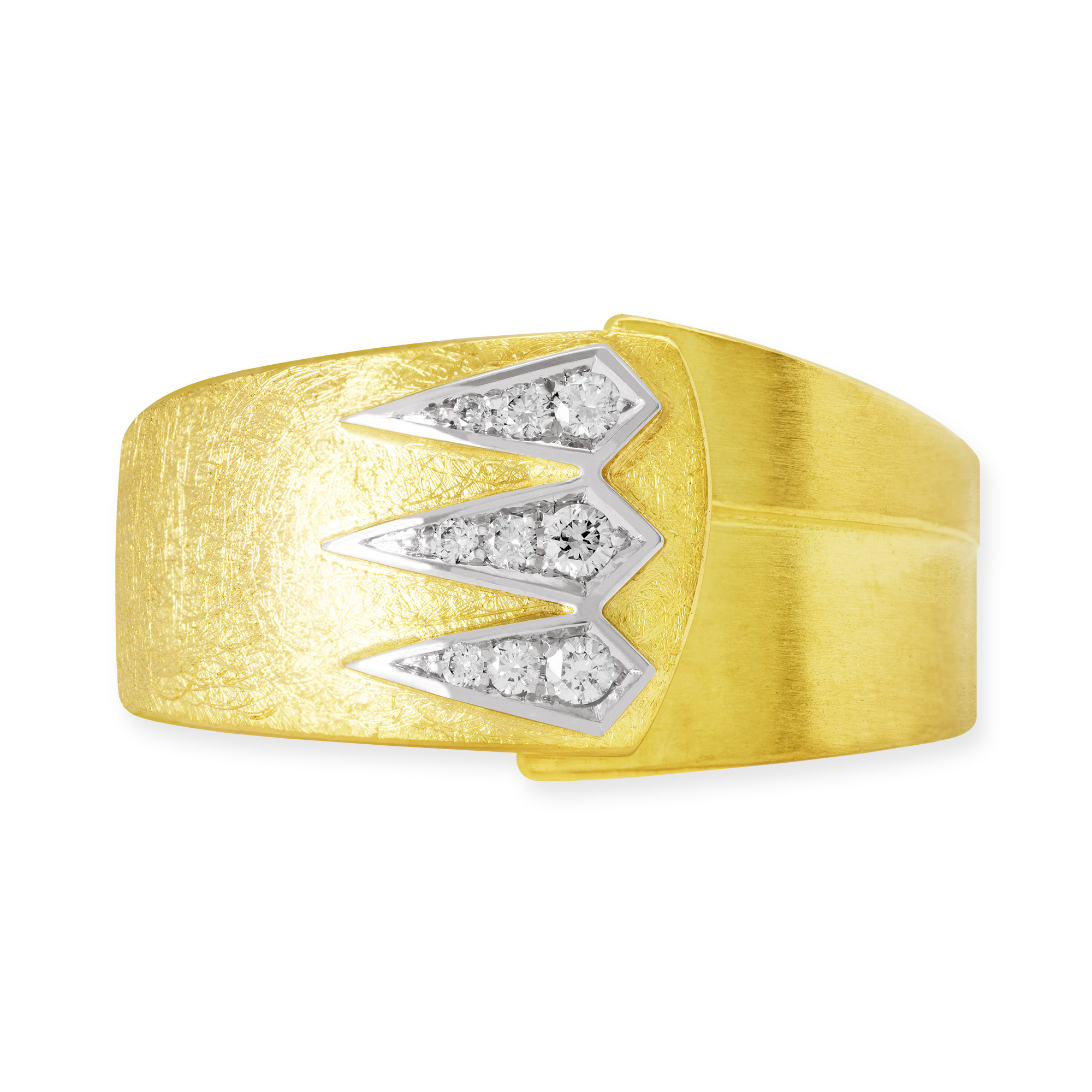 LESER Ring-Gelbgold-Weißgold-Brillanten-122654
