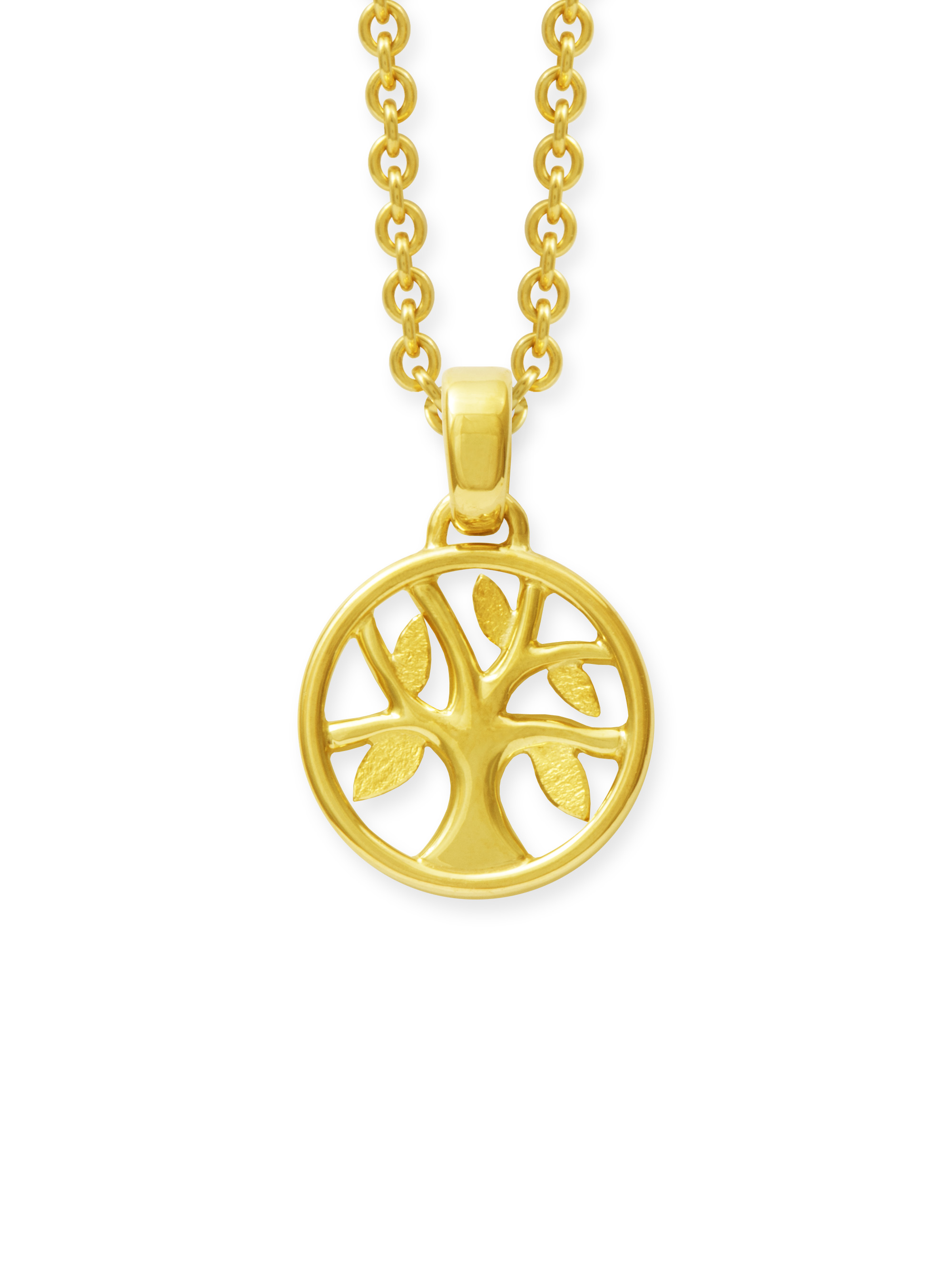 LESER Anhaenger- Lebensbaum 750 Gelbgold LESER Anhaenger- Lebensbaum 750 Gelbgold