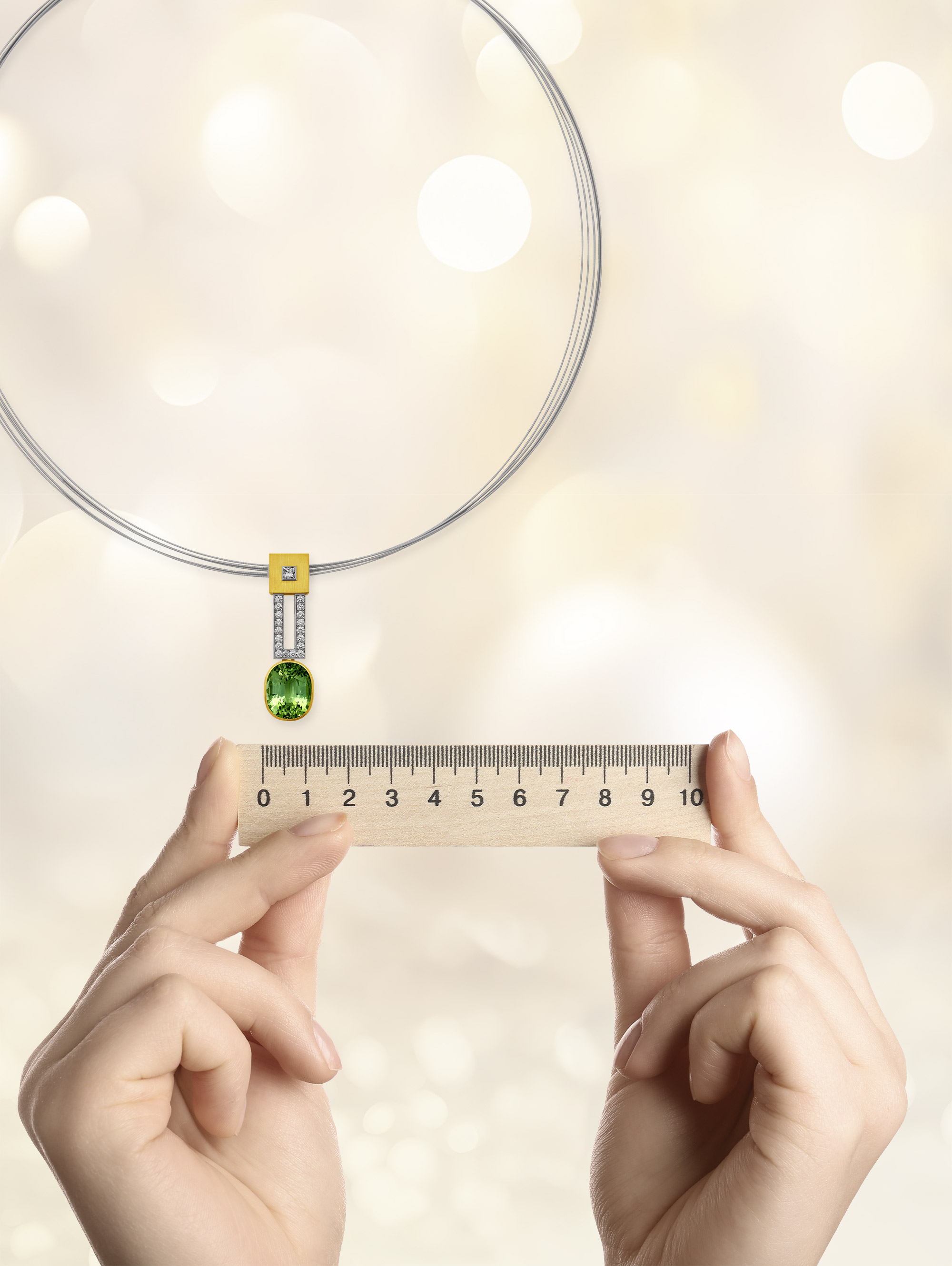 Schmuck mit Lineal -121791