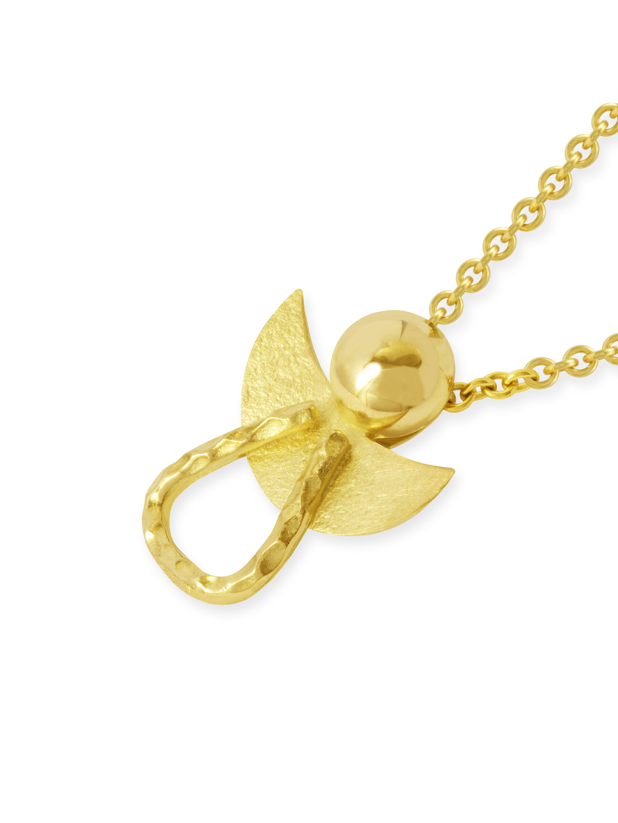 LESER Anhaenger-Engel 750 Gelbgold