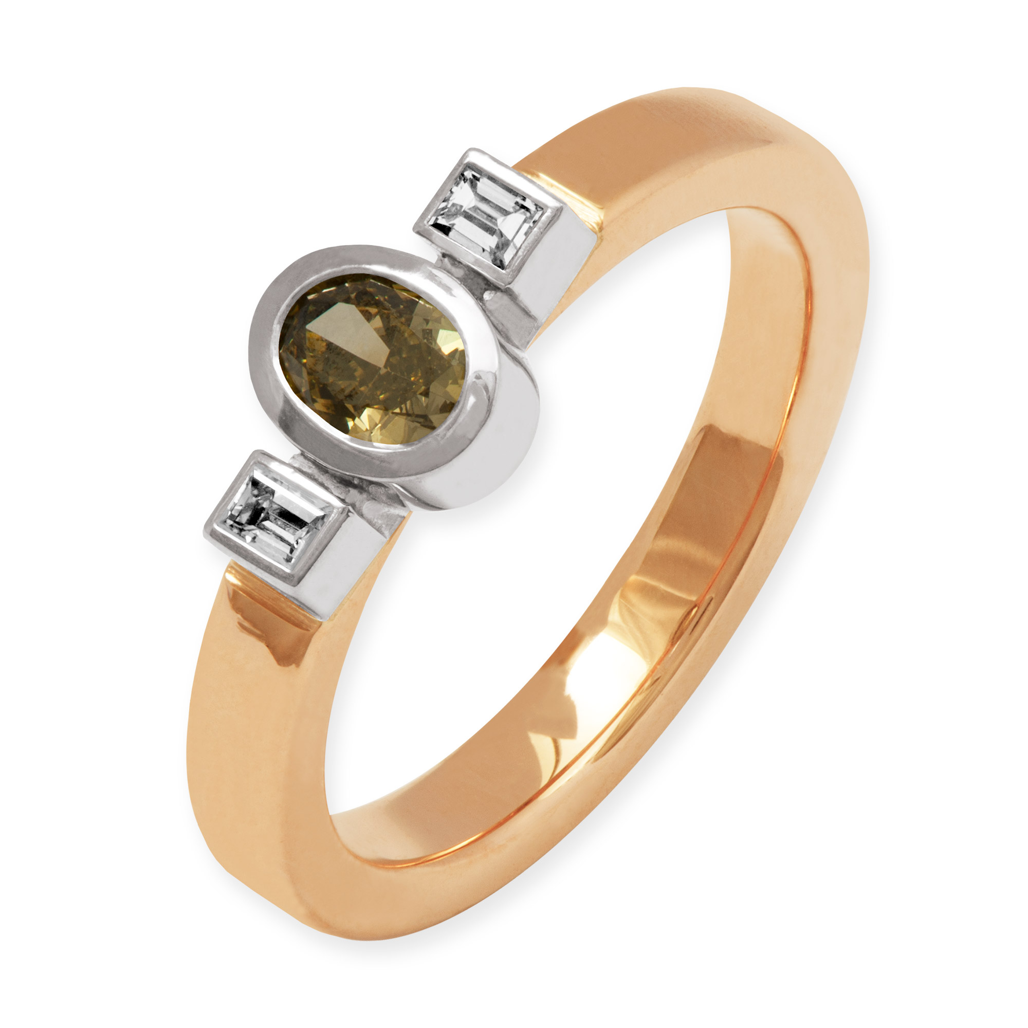 Ring - UNIKAT LESER Ring-Diamanten-750REG-750WG