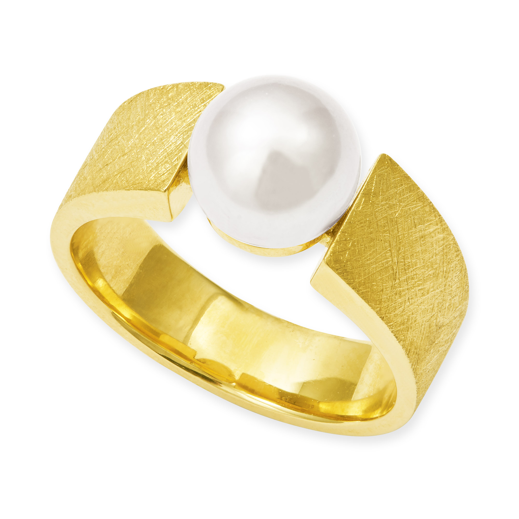 LESER Ring- AkoyaPerle- 750GG-118566