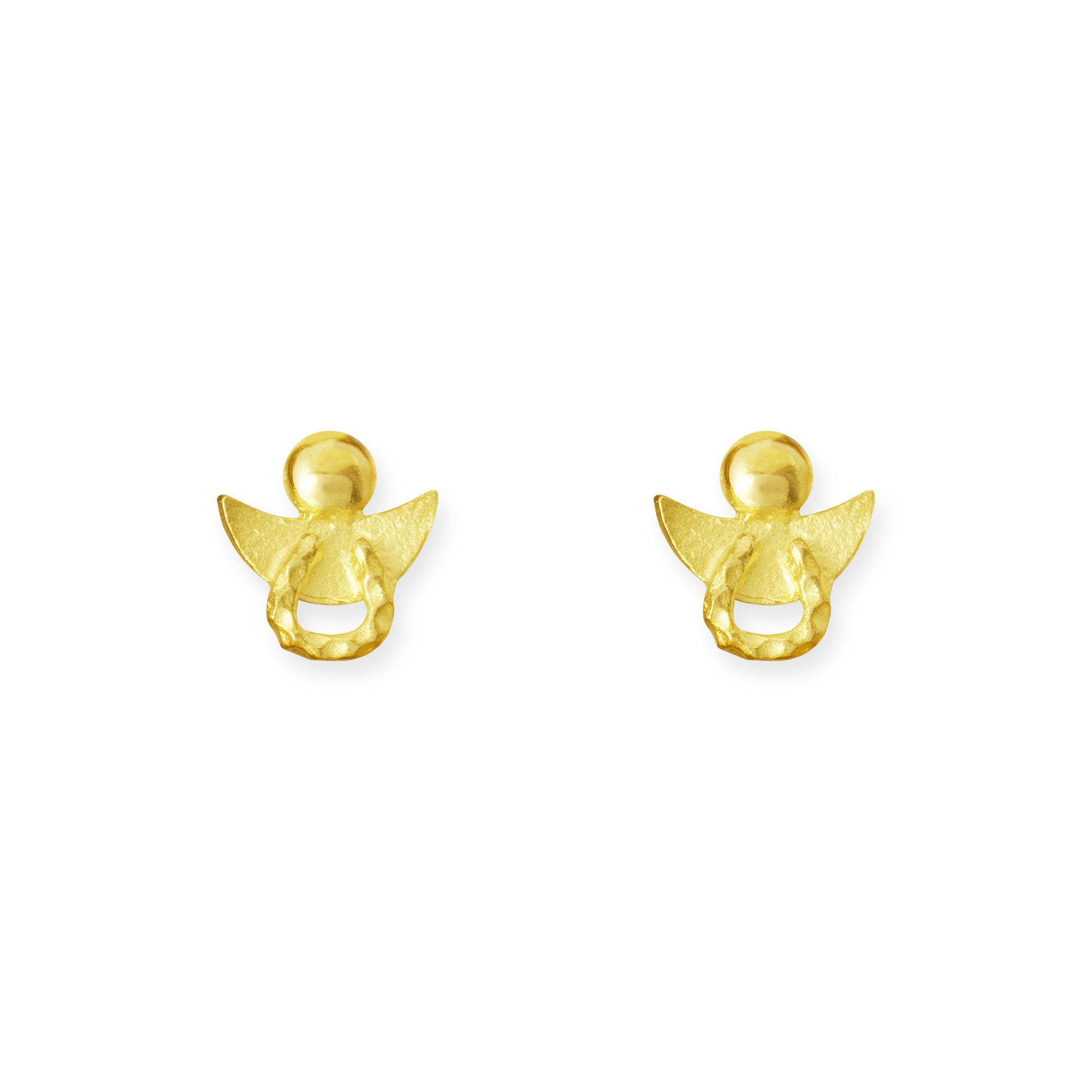 LESER Ohrstecker- Engel 750 Gelbgold