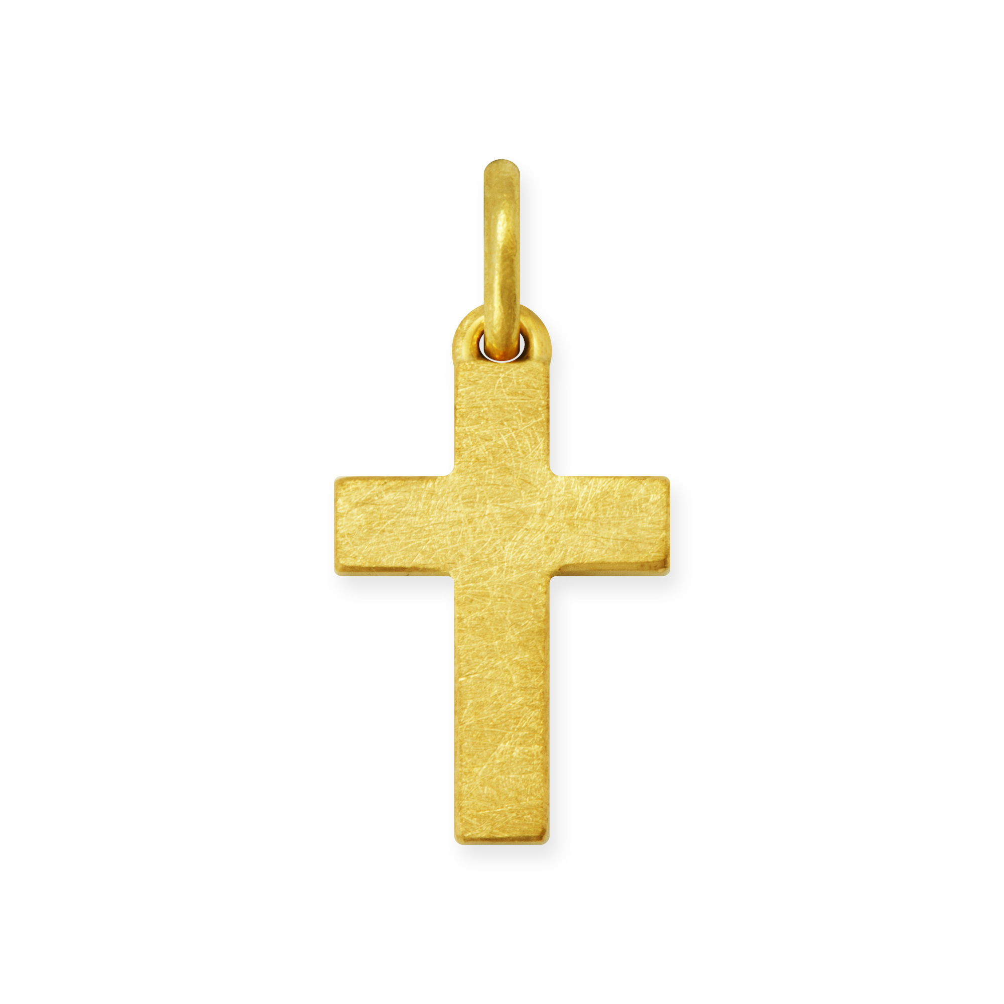 LESER Anhaenger-Kreuz-750GG-Matt LESER Anhaenger-Kreuz-750GG-Matt