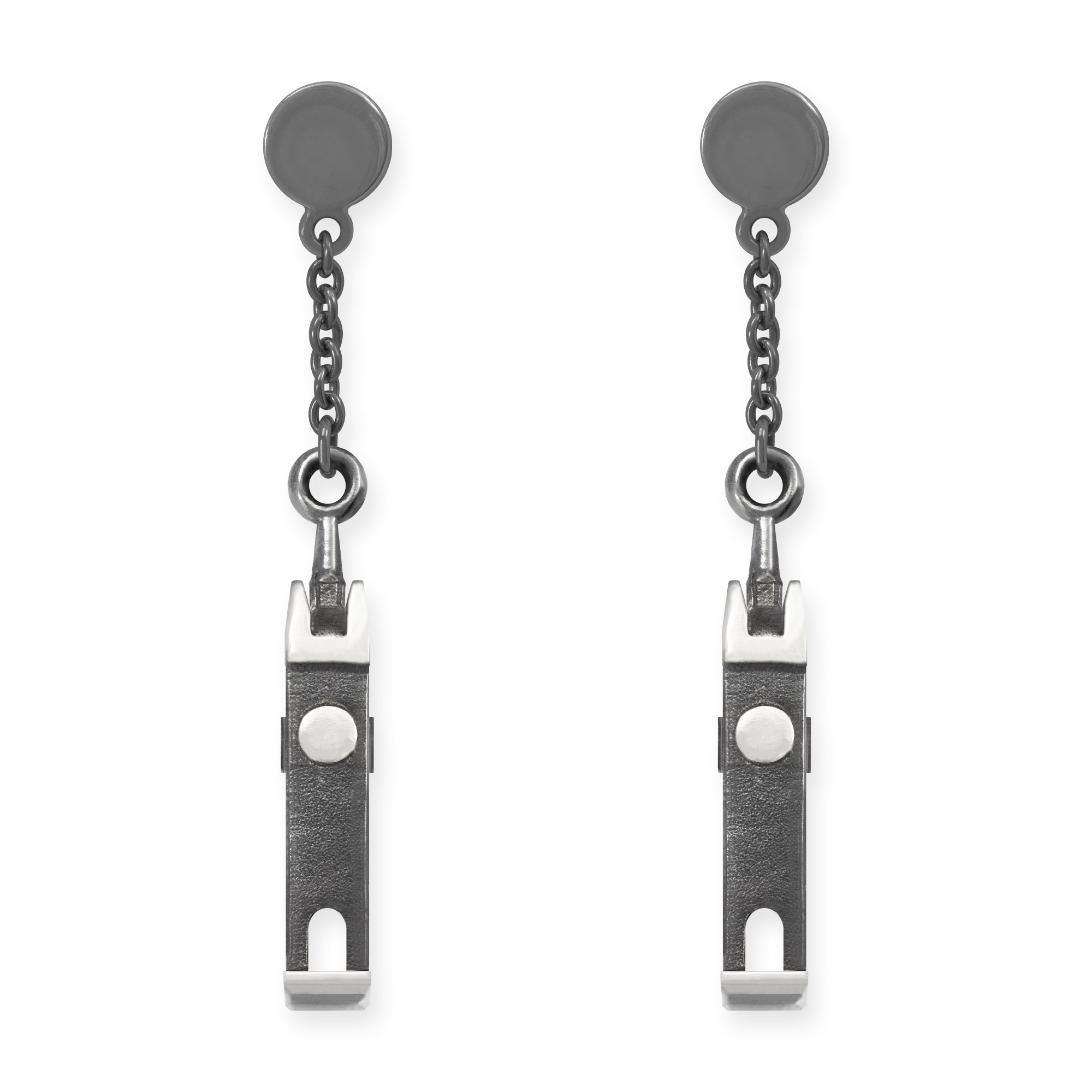 LESER Ohrstecker- Stadtturm Silber
