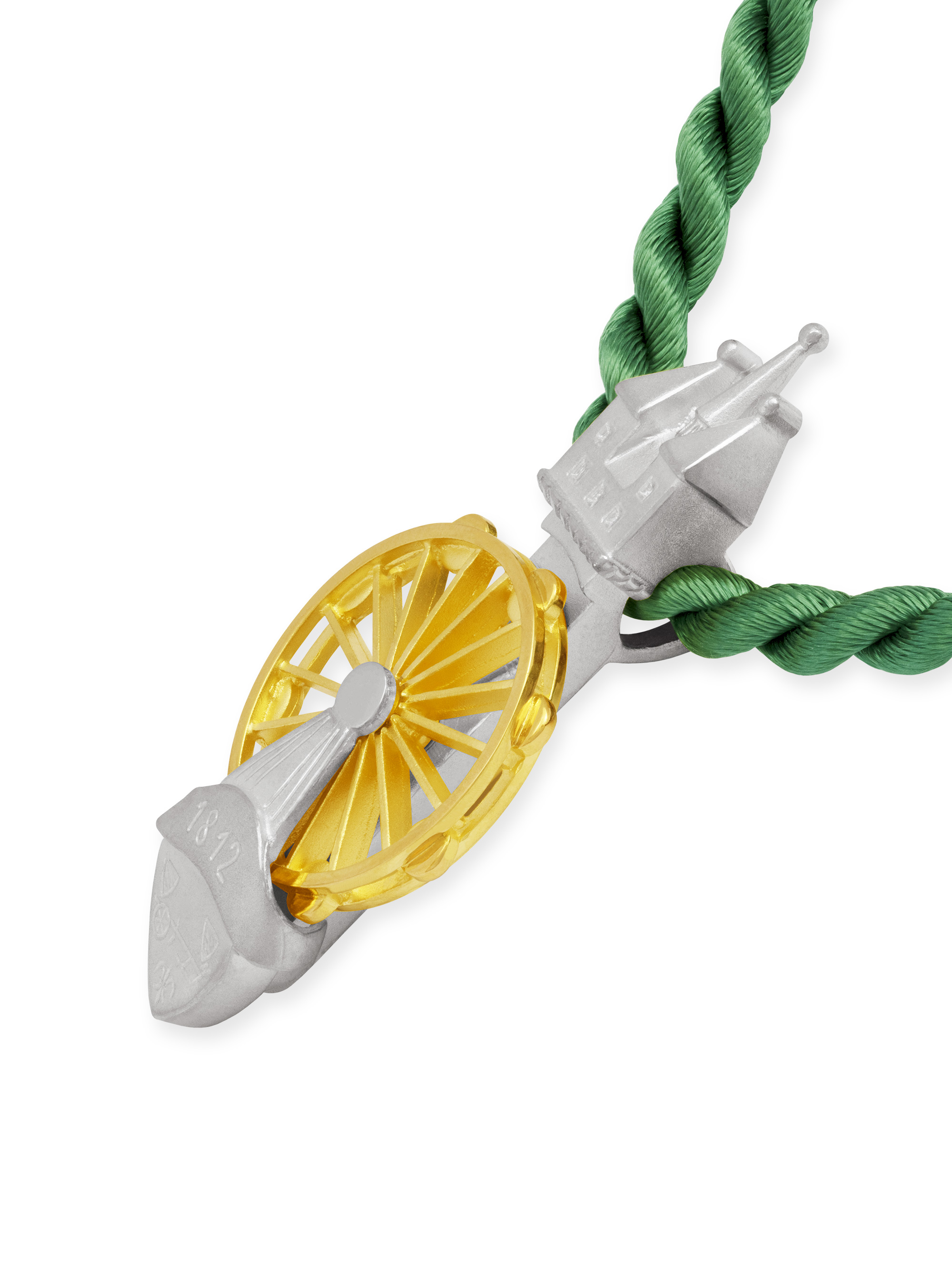 LESER Anhaenger- Stadtschmuck Riesenrad Straubing Gelbgold Weissgold LESER Anhaenger- Stadtschmuck Riesenrad Straubing Gelbgold Weissgold