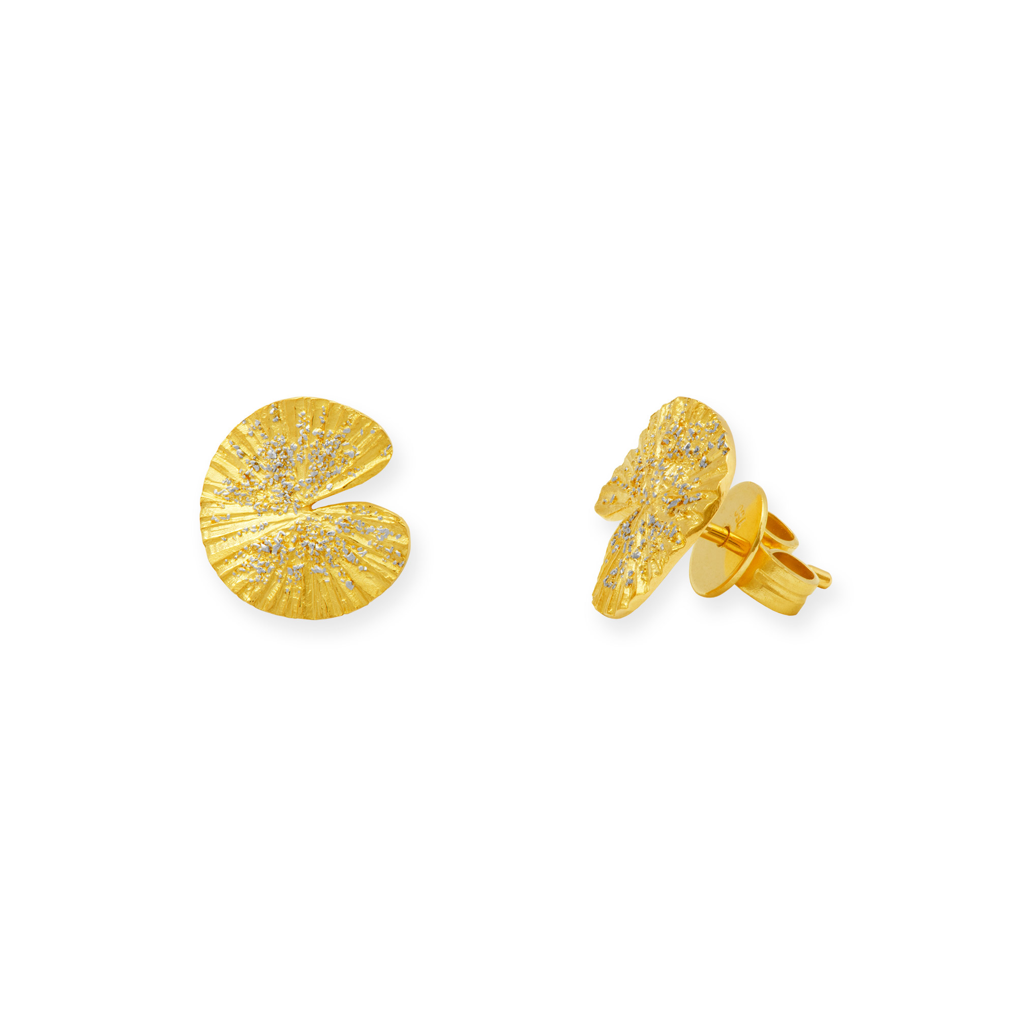 LESER Ohrstecker- Seerose 750 Gelbgold LESER Ohrstecker- Seerose 750 Gelbgold