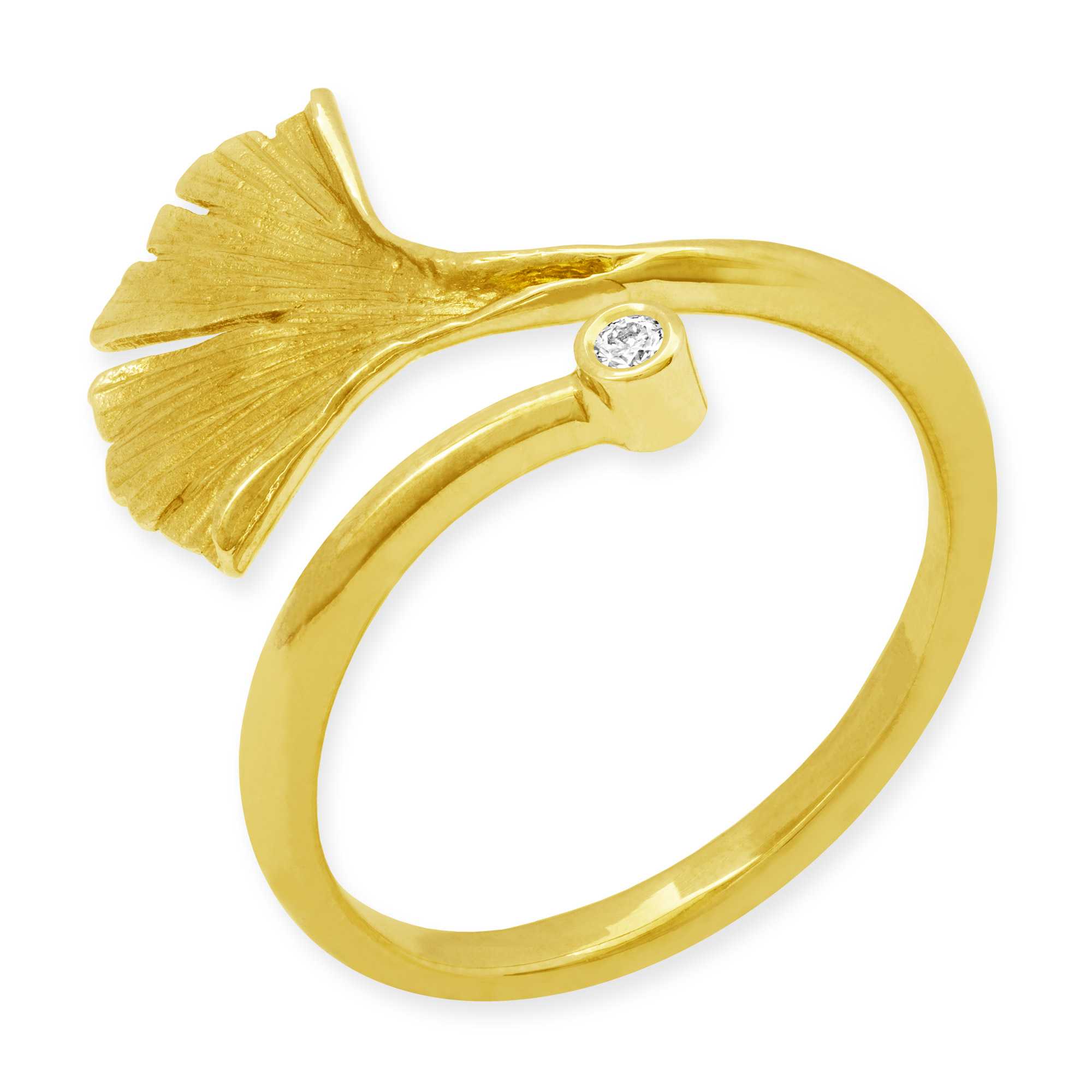 LESER-Ring-Ginkgo-750GG-Brillant LESER-Ring-Ginkgo-750GG-Brillant