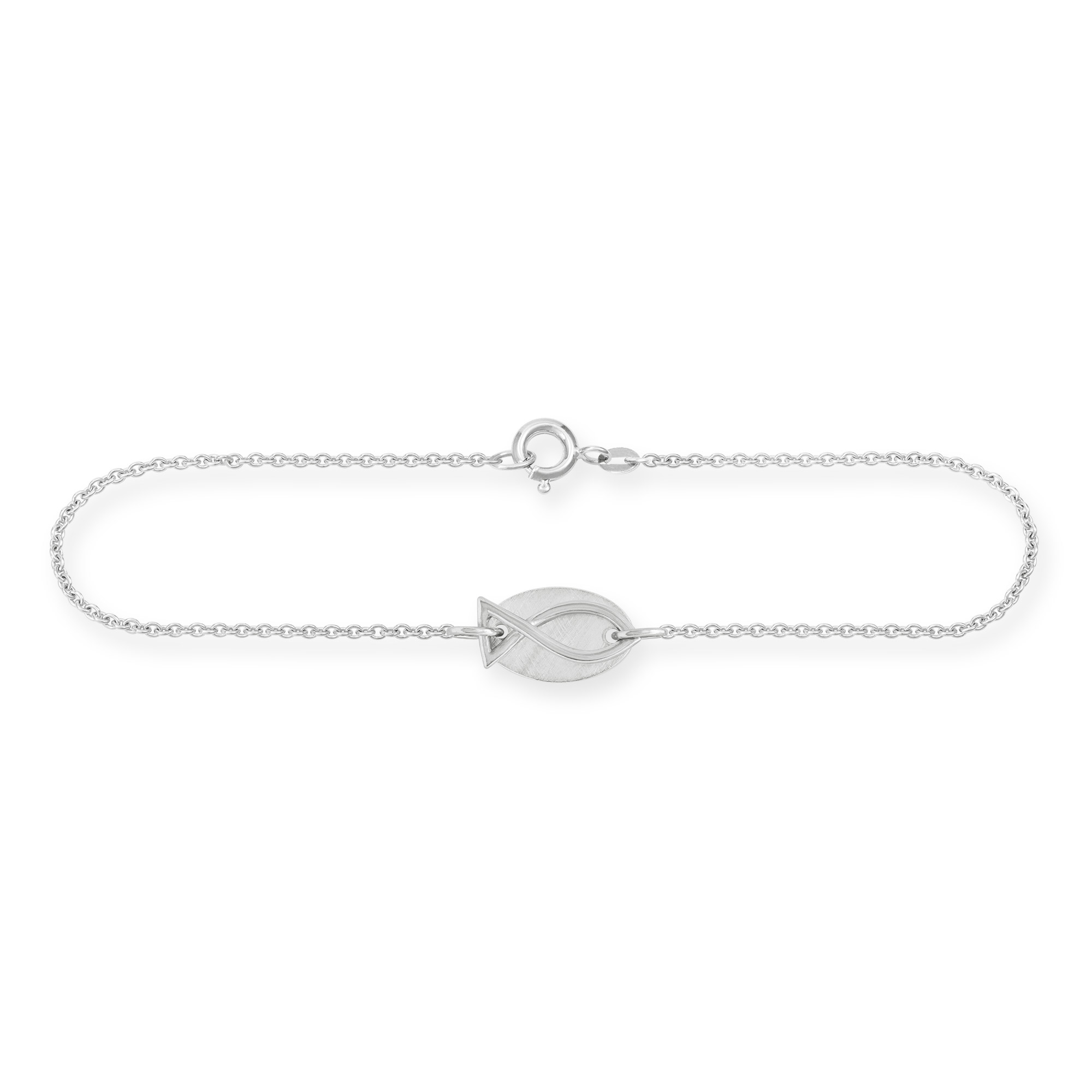 Feines Gliederarmband aus 925/Silber   Verschluss Federring.