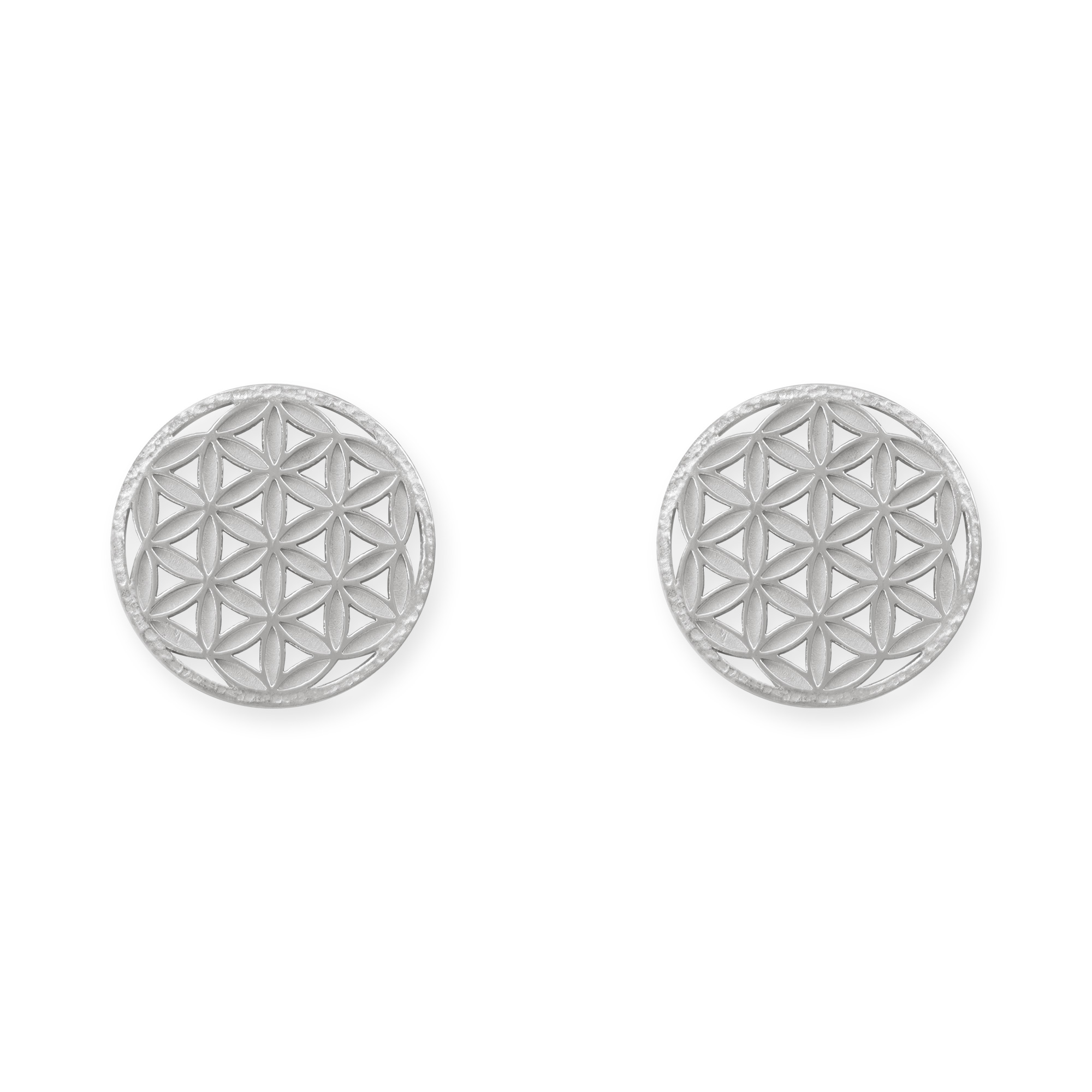 LESER Ohrstecker-Blume-des-Lebens-750WG LESER Ohrstecker-Blume-des-Lebens-750WG