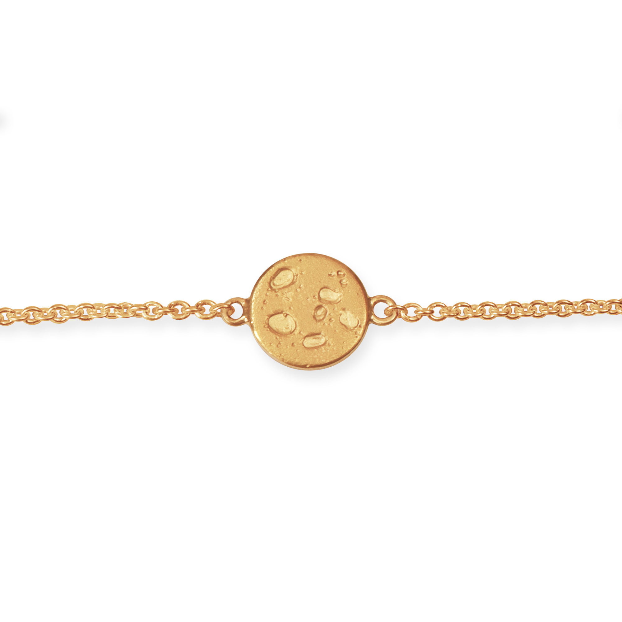LESER Sonne Mond Strand-Mond-Armband-750 Rotgold