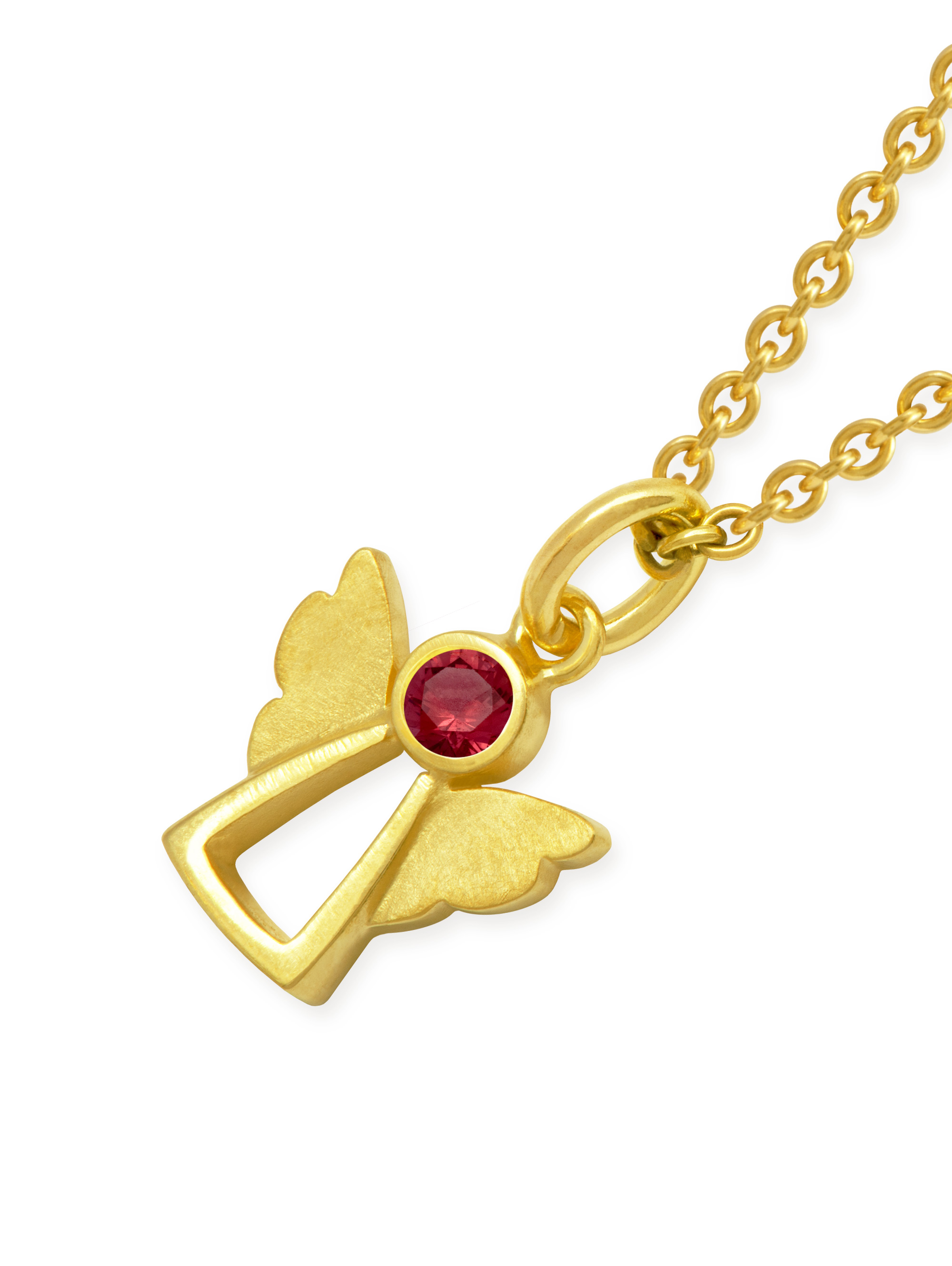 LESER Anhaenger- Engel 750 Gelbgold -Rubin-120631 LESER Anhaenger- Engel 750 Gelbgold -Rubin-120631