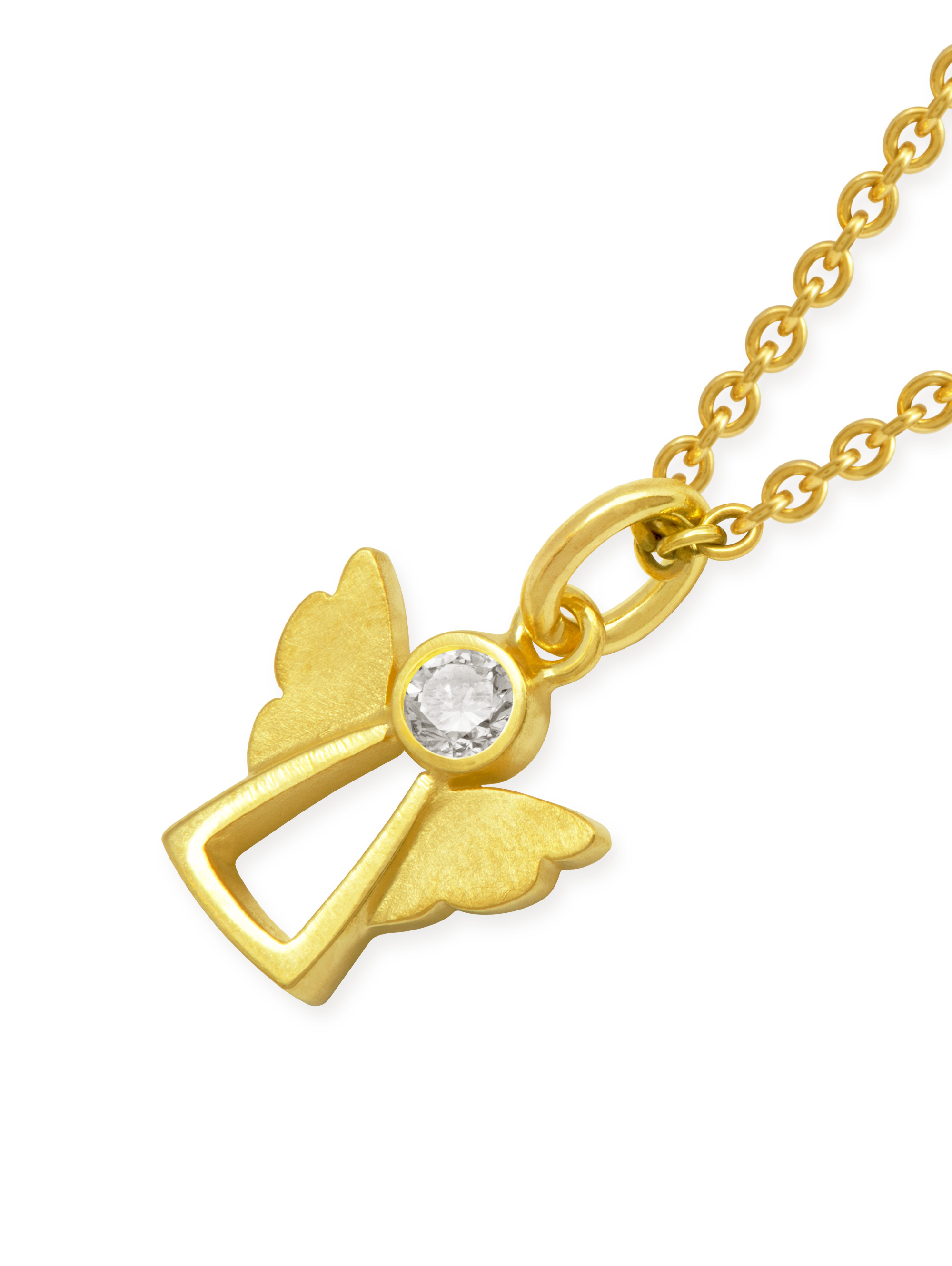 LESER Anhaenger- Engel 750 Gelbgold -Brillant-120629 LESER Anhaenger- Engel 750 Gelbgold -Brillant-120629