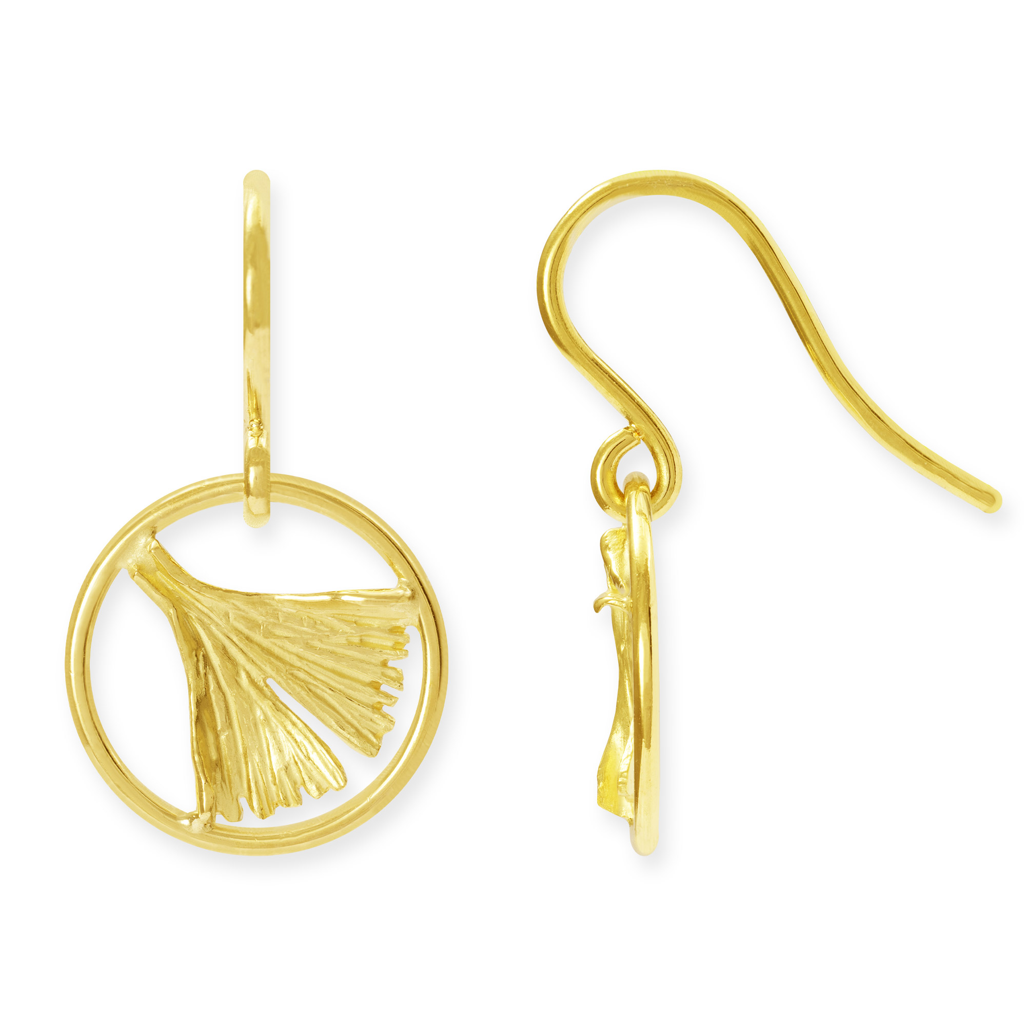 LESER-Ohrbügel-Ginkgo-750GG LESER-Ohrbügel-Ginkgo-750GG