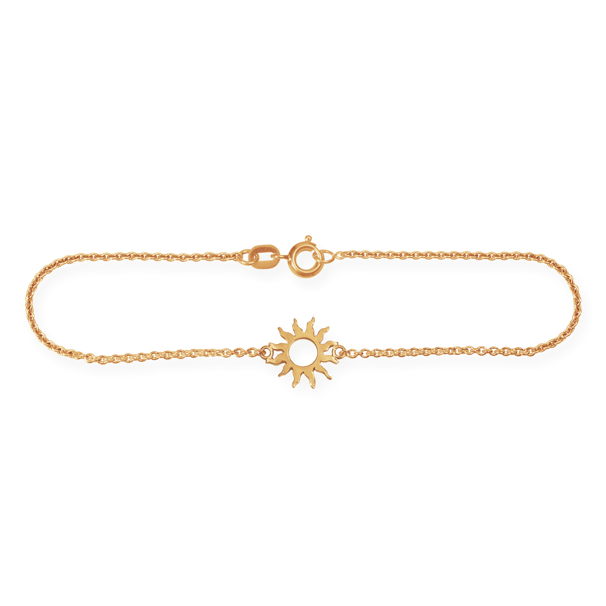 LESER Sonne Mond Strand-Sonne-Armband-750 Rotgold