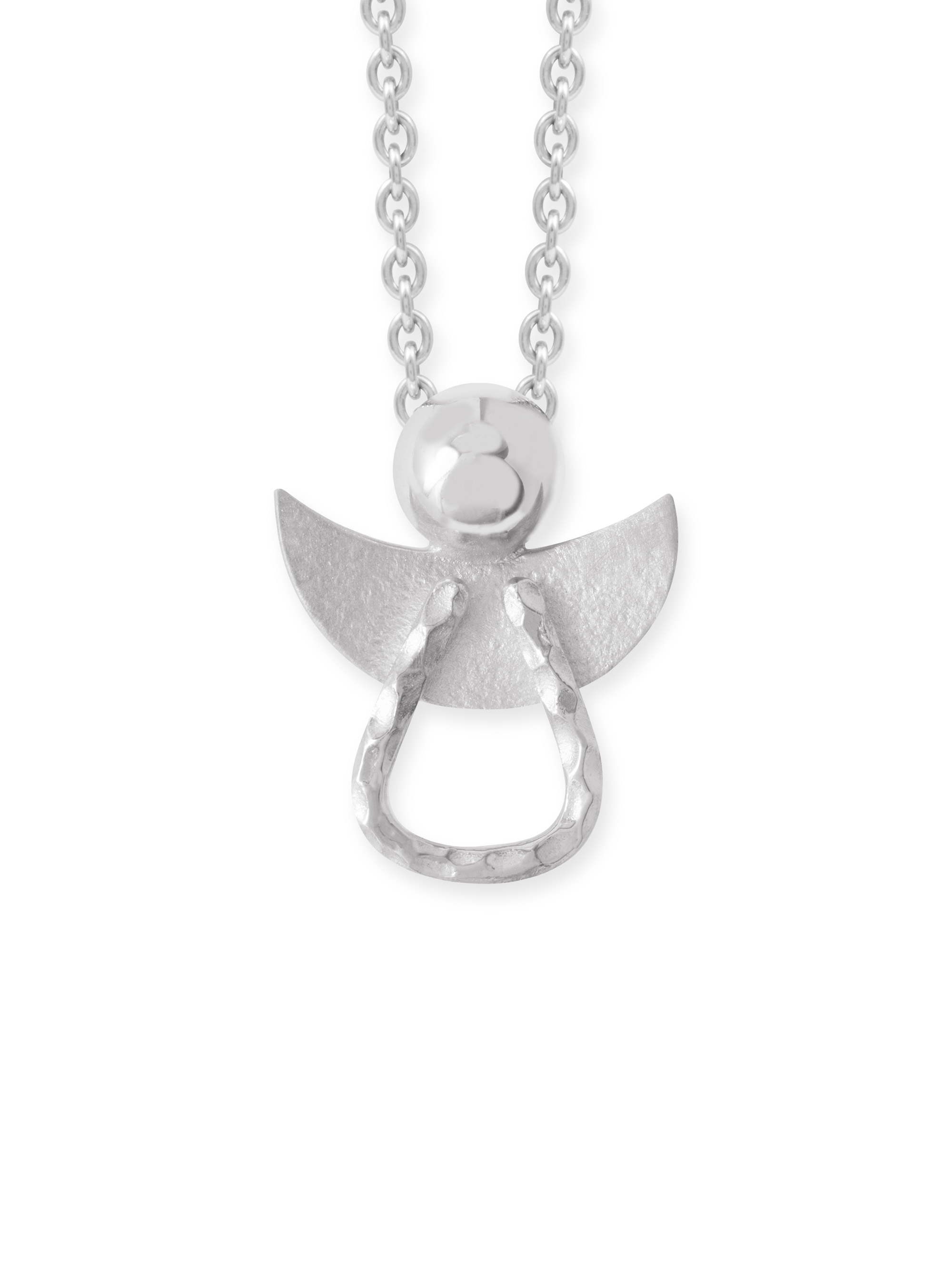 LESER Anhaenger-Engel 750 Weissgold