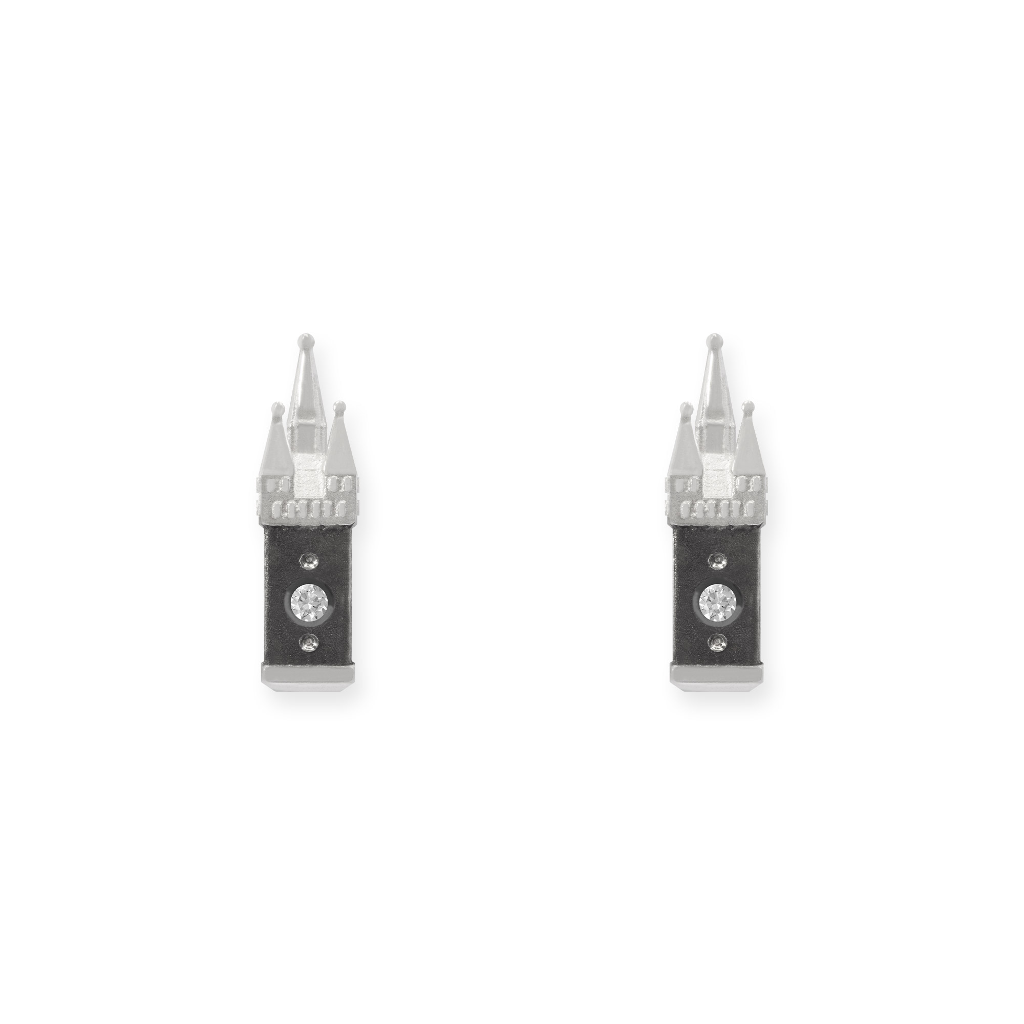 LESER Ohrstecker-Brillanten-925Silberoxy