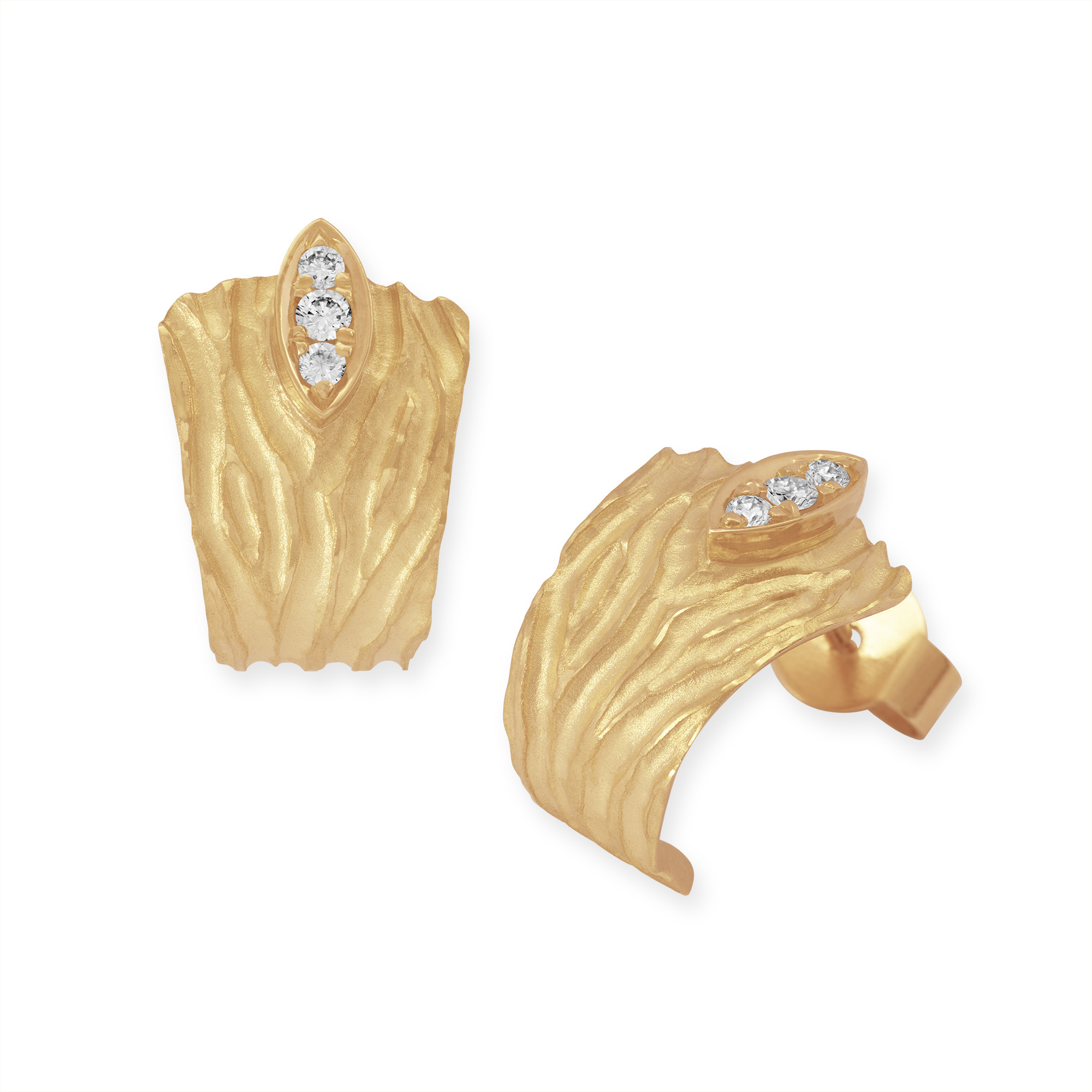 LESER Ohrstecker - Albero - 750  Roségold- 122675
