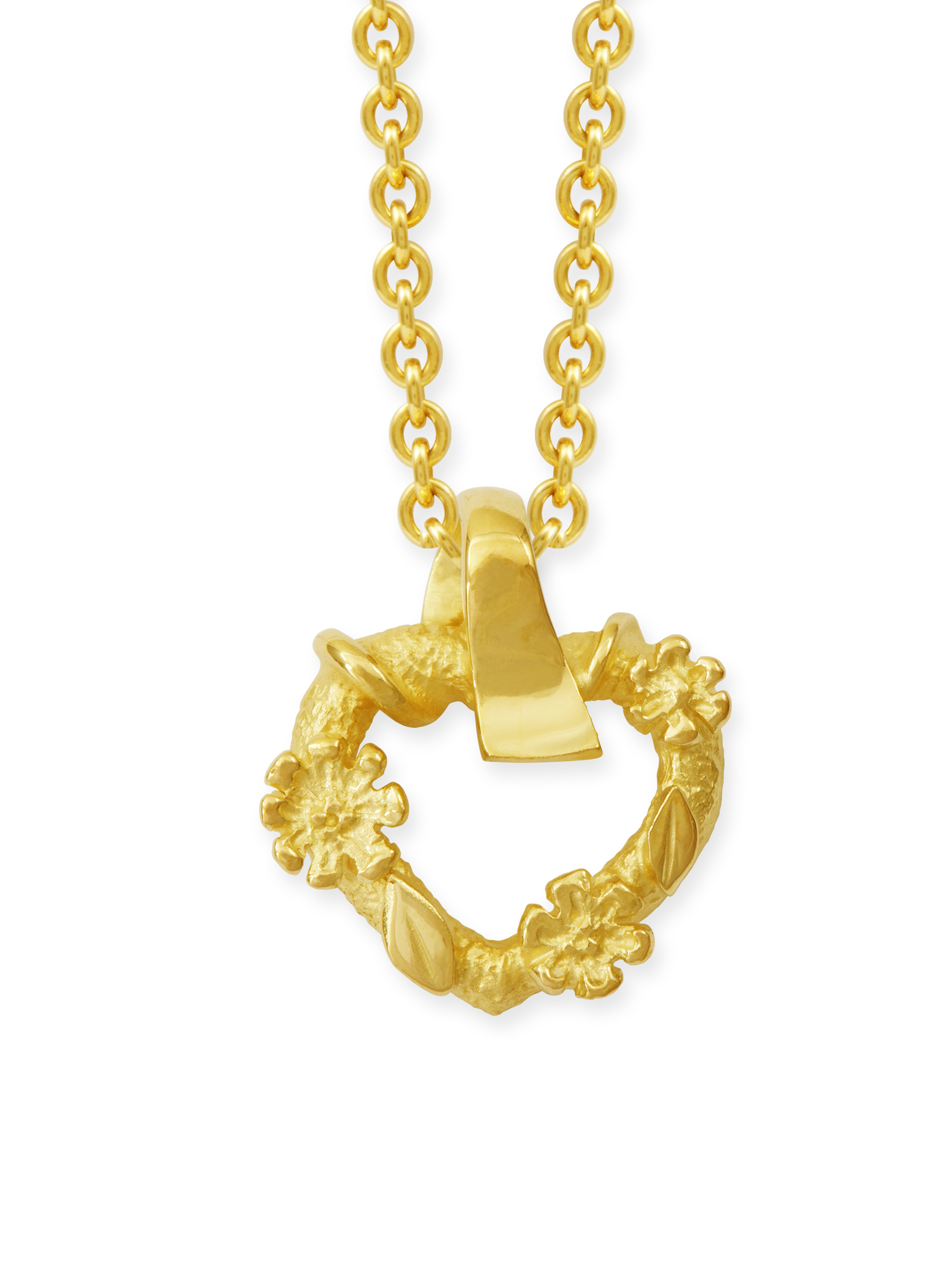 LESER Bluetentraum-Herz-Anhänger 750 Gelbgold LESER Bluetentraum-Herz-Anhänger 750 Gelbgold