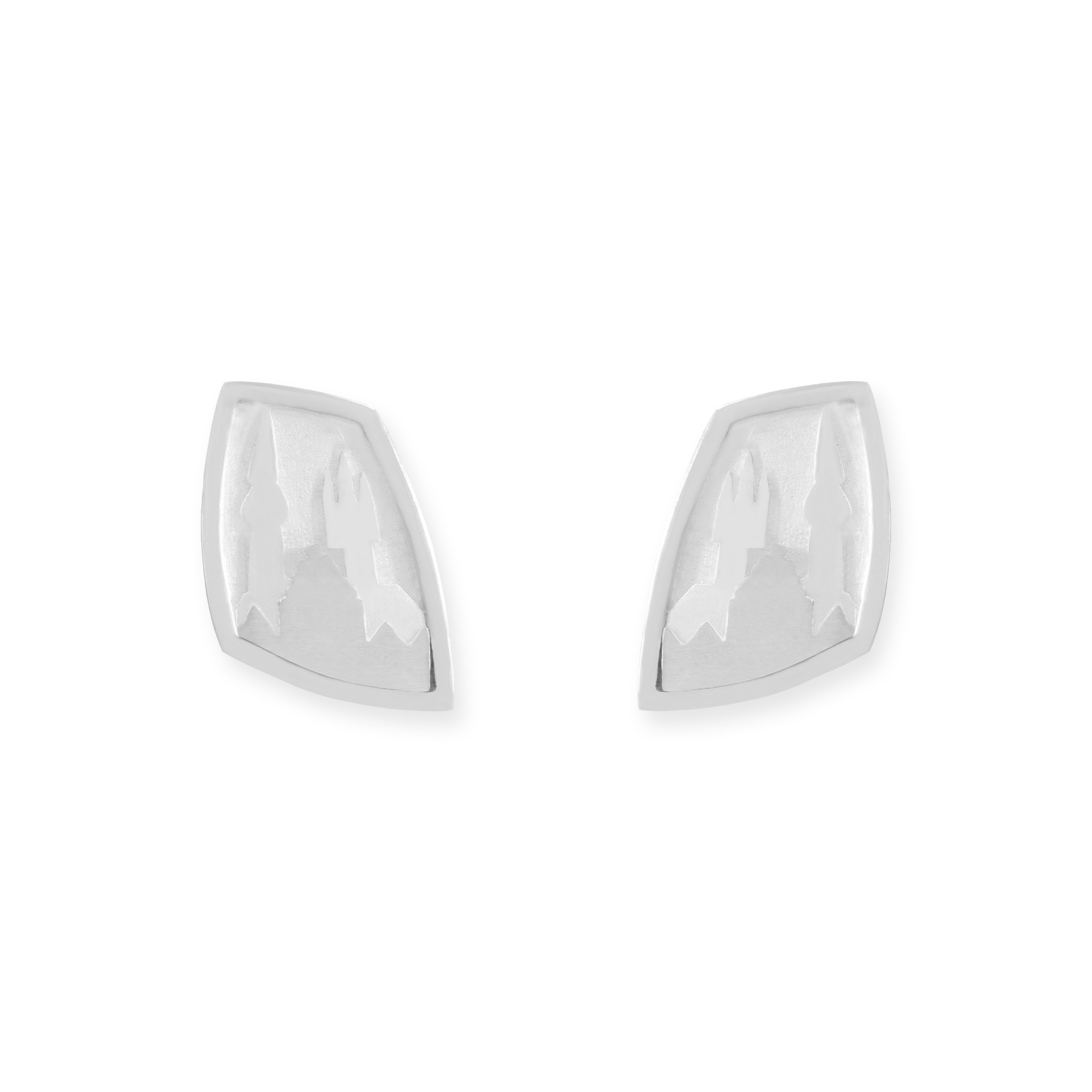 LESER Ohrstecker- Stadtsilhouette Silber