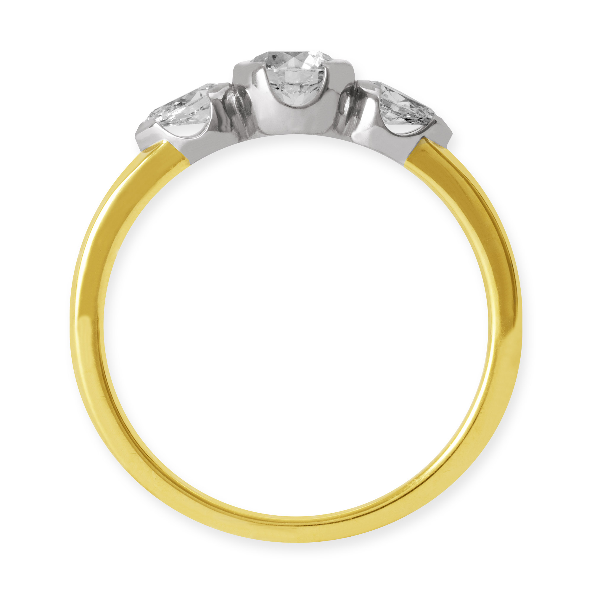 LESER Ring-Gelbgold-Weißgold-122784