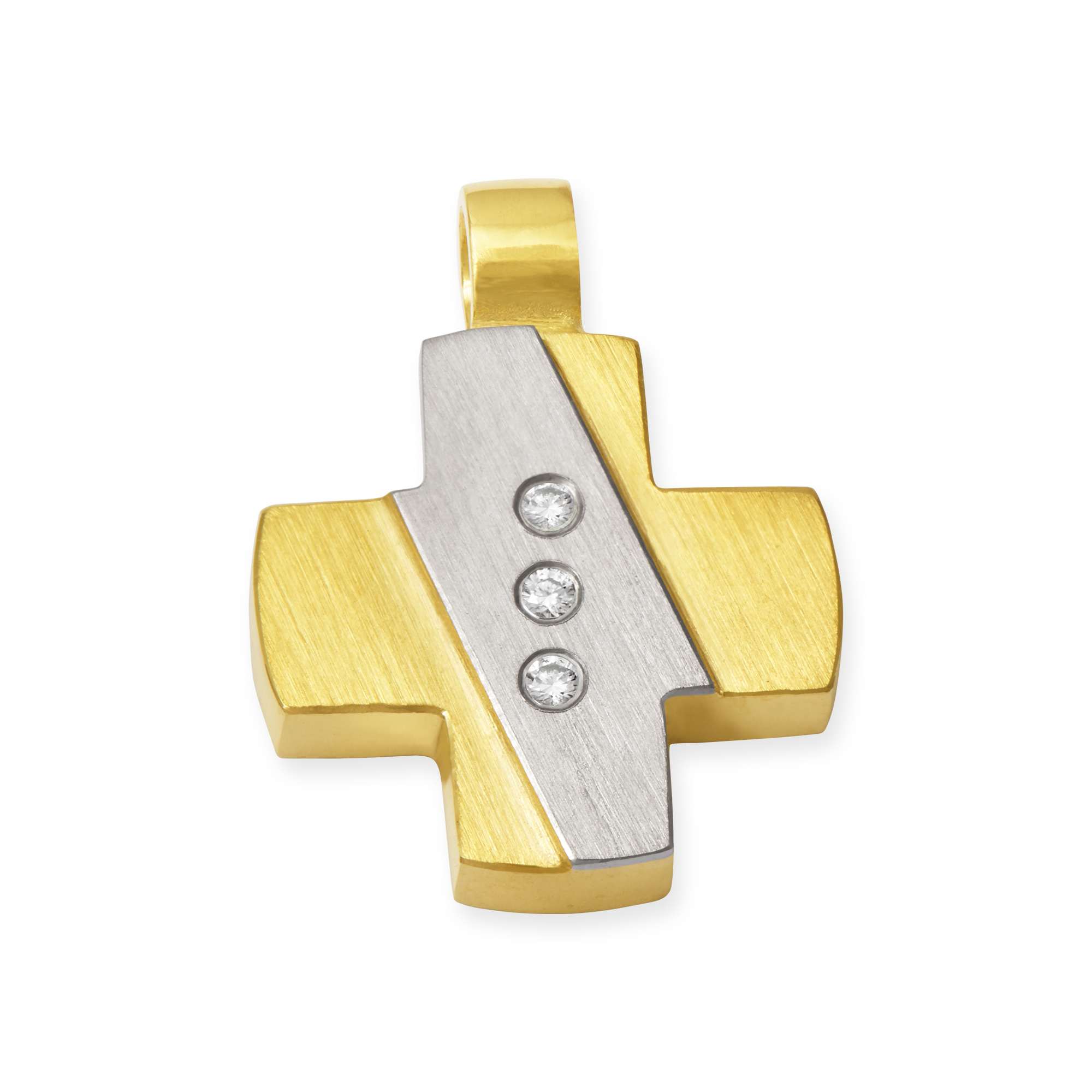 LESER Anhaenger- Kreuze  750 Gelbgold 750 Gelbgold 750 Weissgold Brillanten LESER Anhaenger- Kreuze  750 Gelbgold 750 Gelbgold 750 Weissgold Brillanten