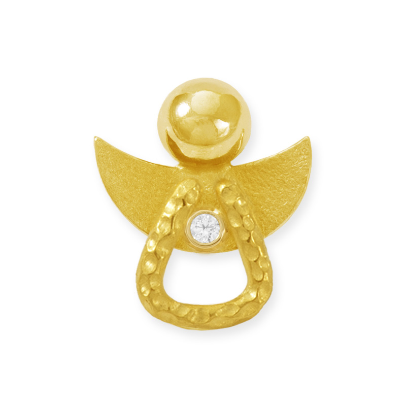 LESER Anhaenger-Engel 750 Gelbgold Brillant LESER Anhaenger-Engel 750 Gelbgold Brillant