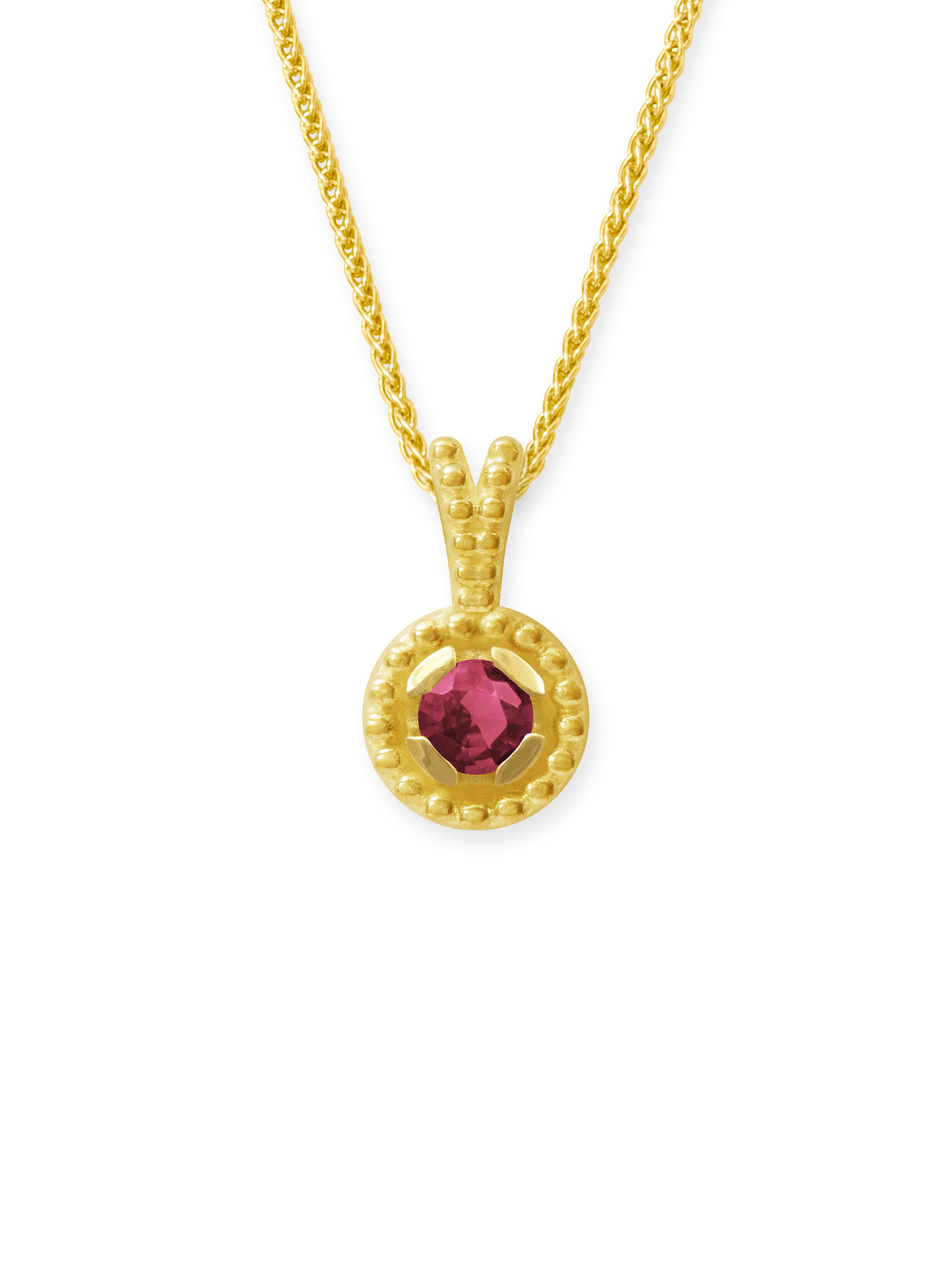 LESER Dirndlschmuck-Anhaenger-750GG-Rubin LESER Dirndlschmuck-Anhaenger-750GG-Rubin