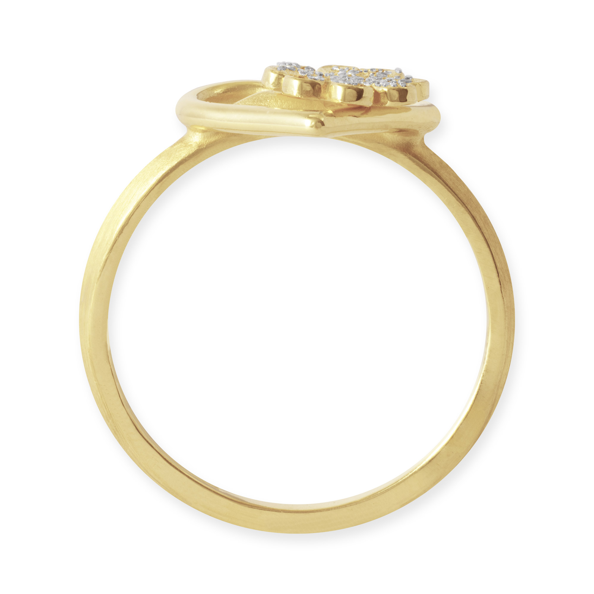 LESER Herz-Ring-Roségold-Platin-123148