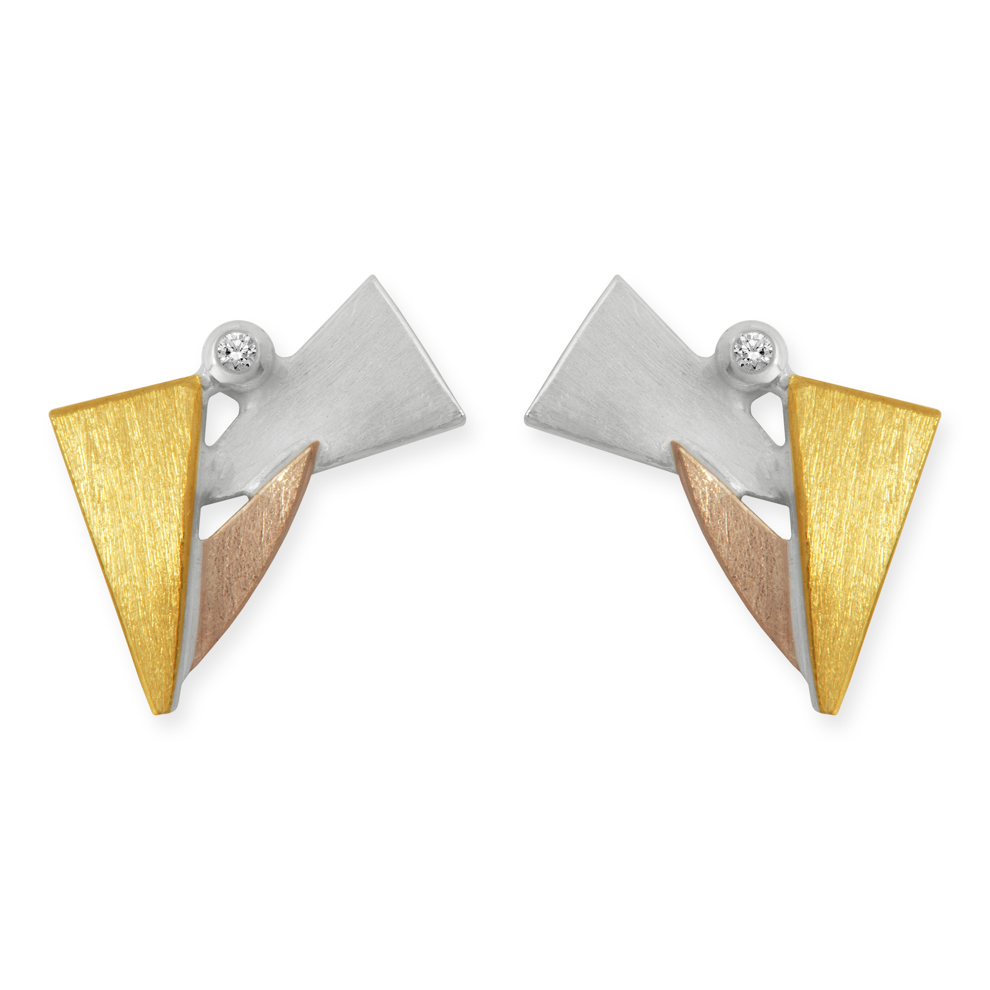 LESER Ohrstecker-Tricolor-117795 LESER Ohrstecker-Tricolor