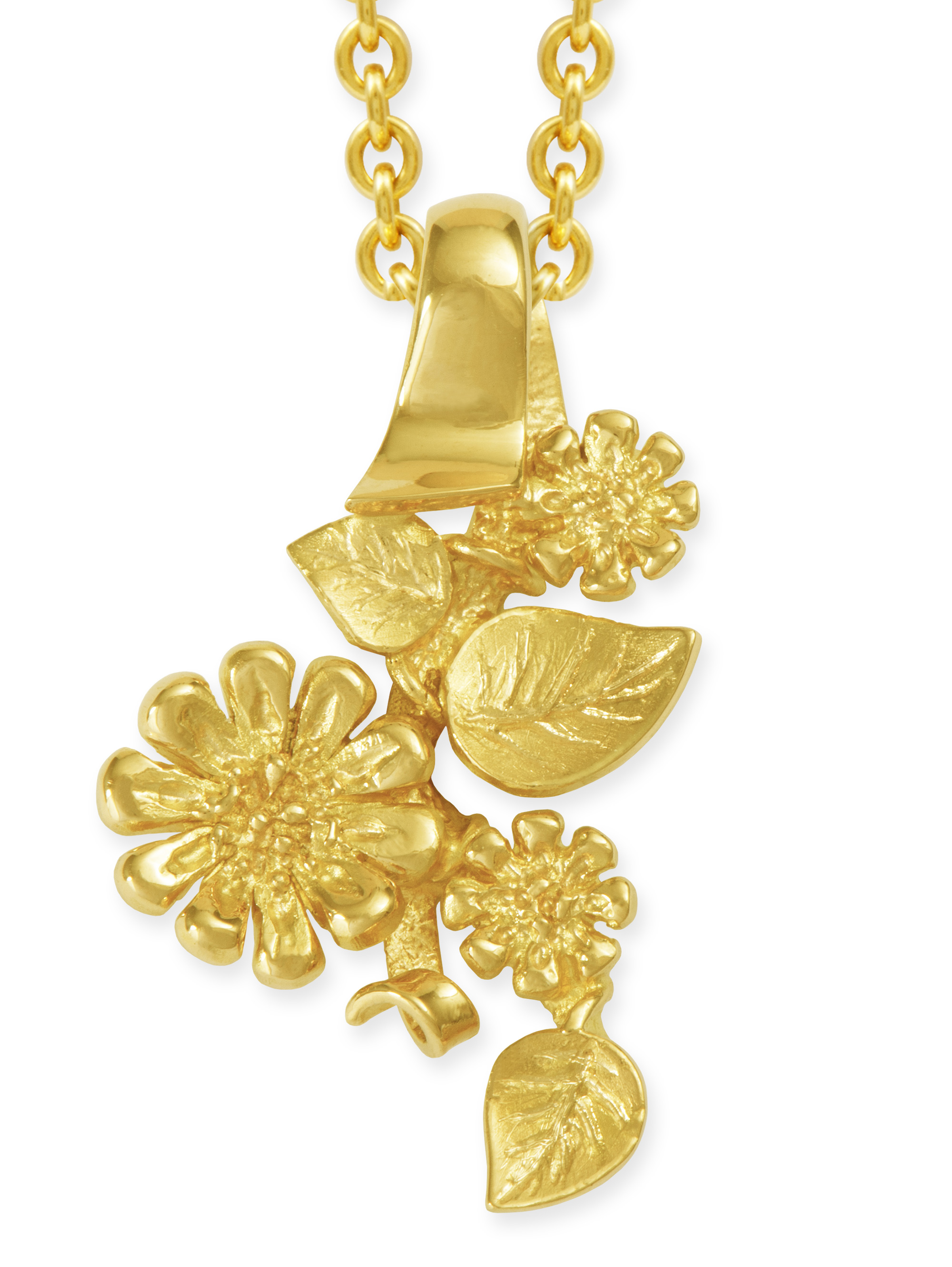 LESER Bluetentraum-Blumen-Anhänger 750 Gelbgold LESER Bluetentraum-Blumen-Anhänger 750 Gelbgold