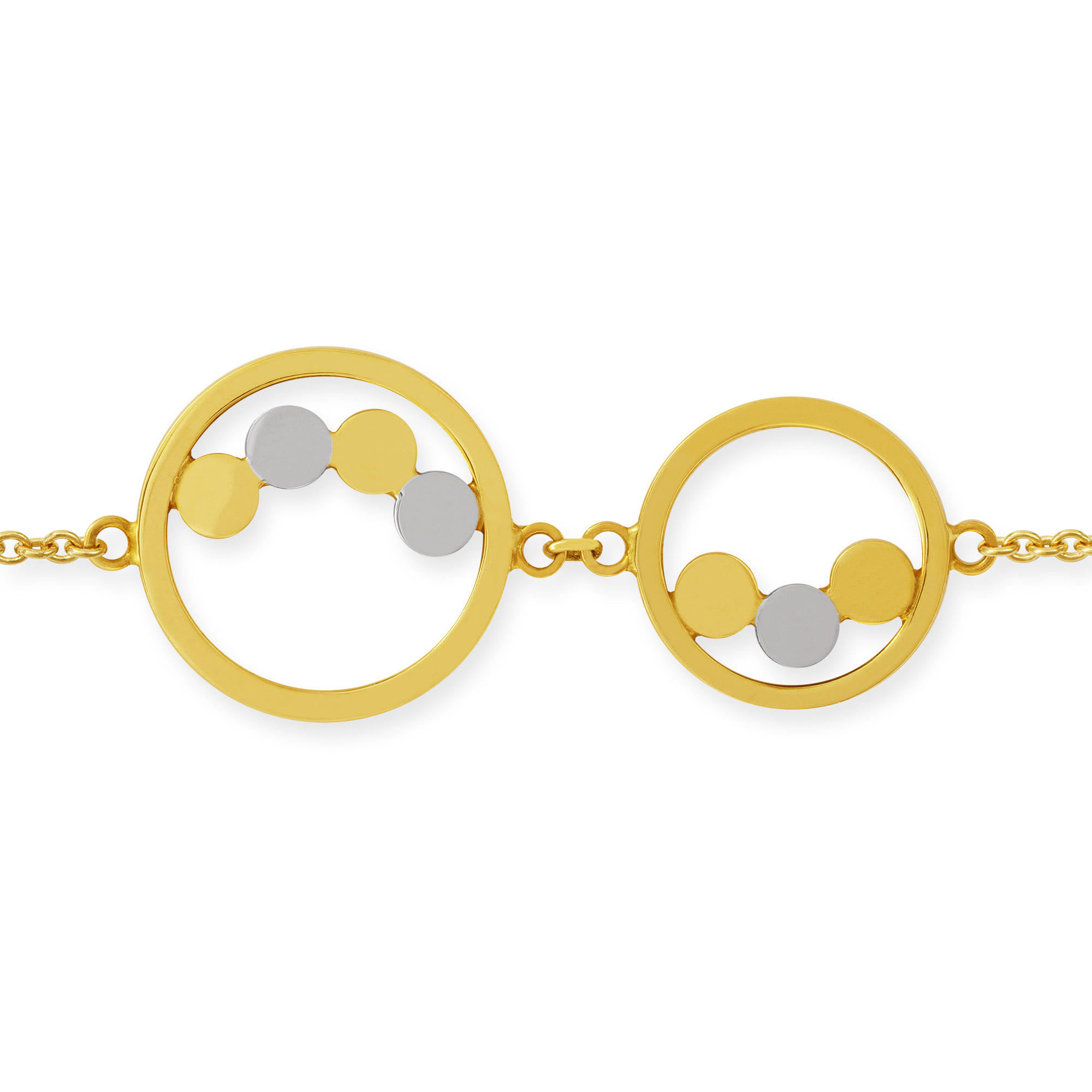 LESER Armband-Circle-750GG-750WG LESER Armband-Circle-750GG-750WG