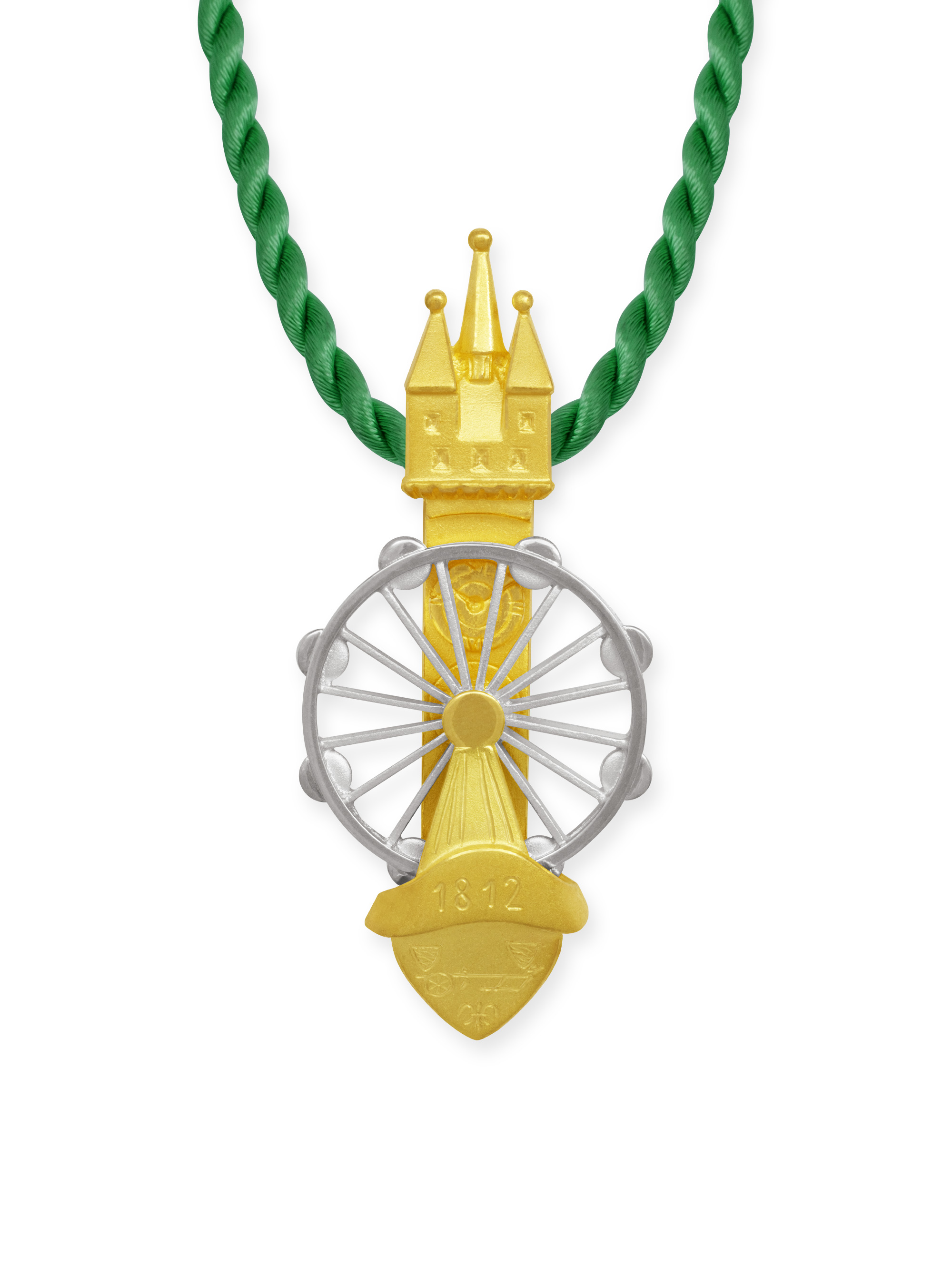 LESER Anhaenger- Stadtschmuck Riesenrad Straubing Gelbgold Weissgold LESER Anhaenger- Stadtschmuck Riesenrad Straubing Gelbgold Weissgold
