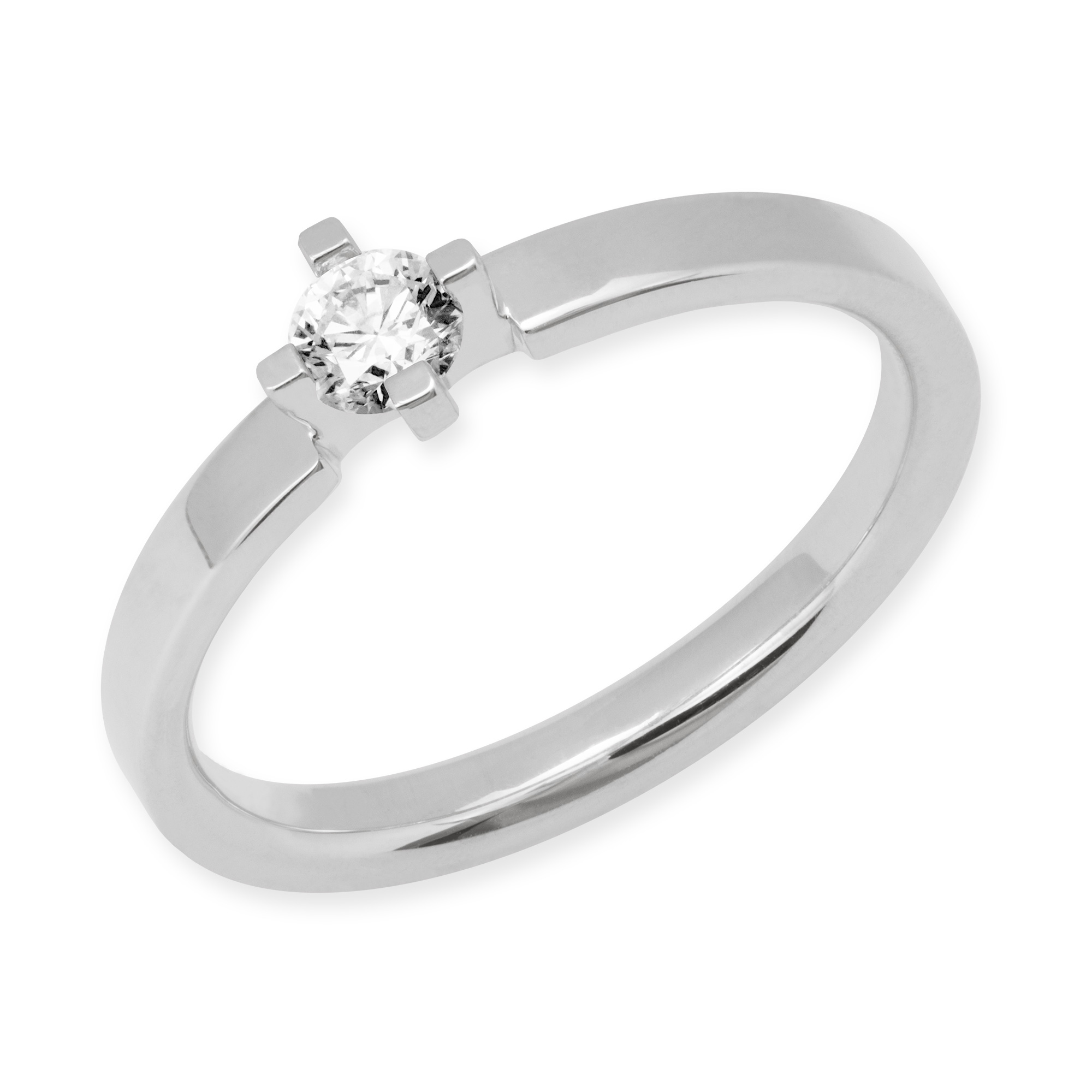 LESER-Solitaer-Ringe-Brillanten-750WG LESER-Solitaer-Ringe-Brillanten-750WG