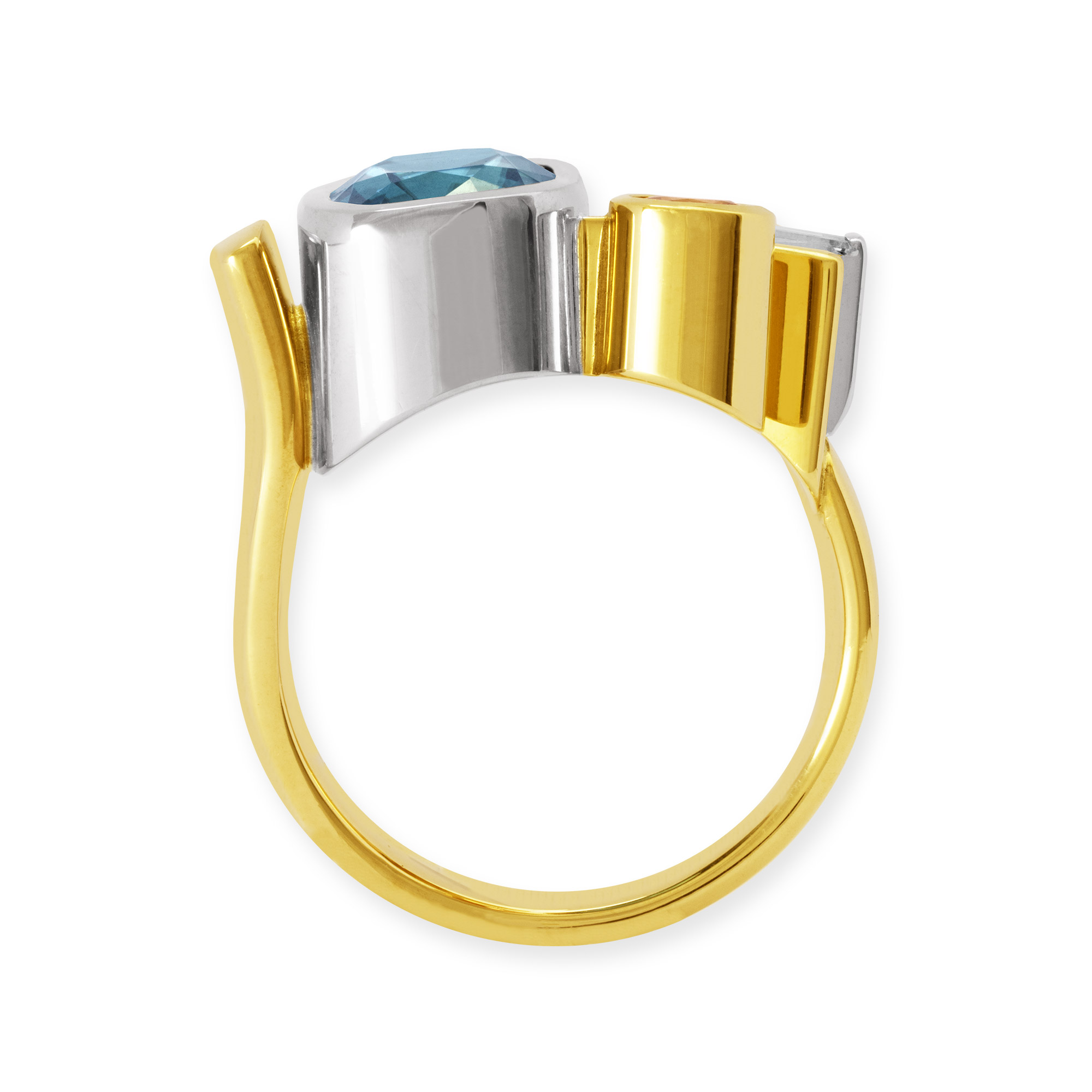 LESER Ring-Zirkon-750GG-120797