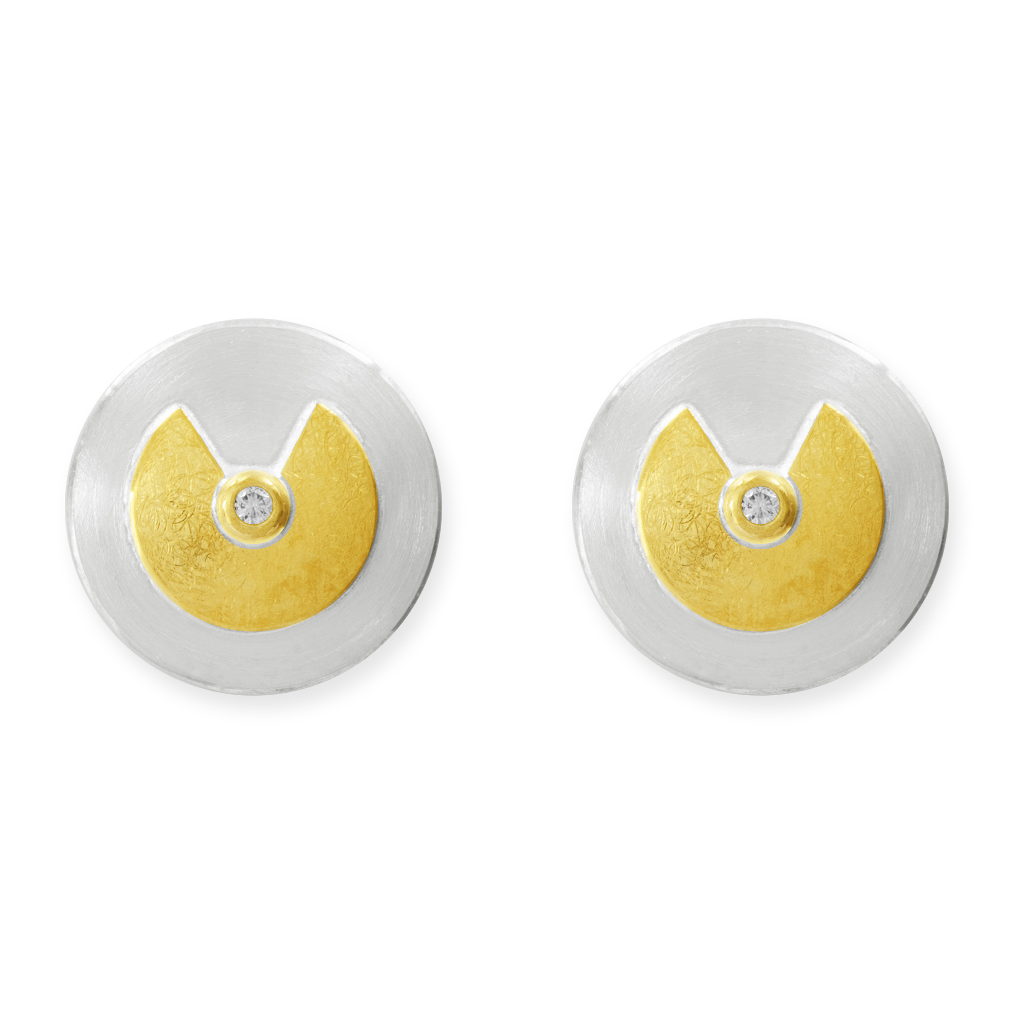 LESER Ohrstecker- 750 Gelbgold 925 SIlber-114307 LESER Ohrstecker- 750 Gelbgold 925 SIlber
