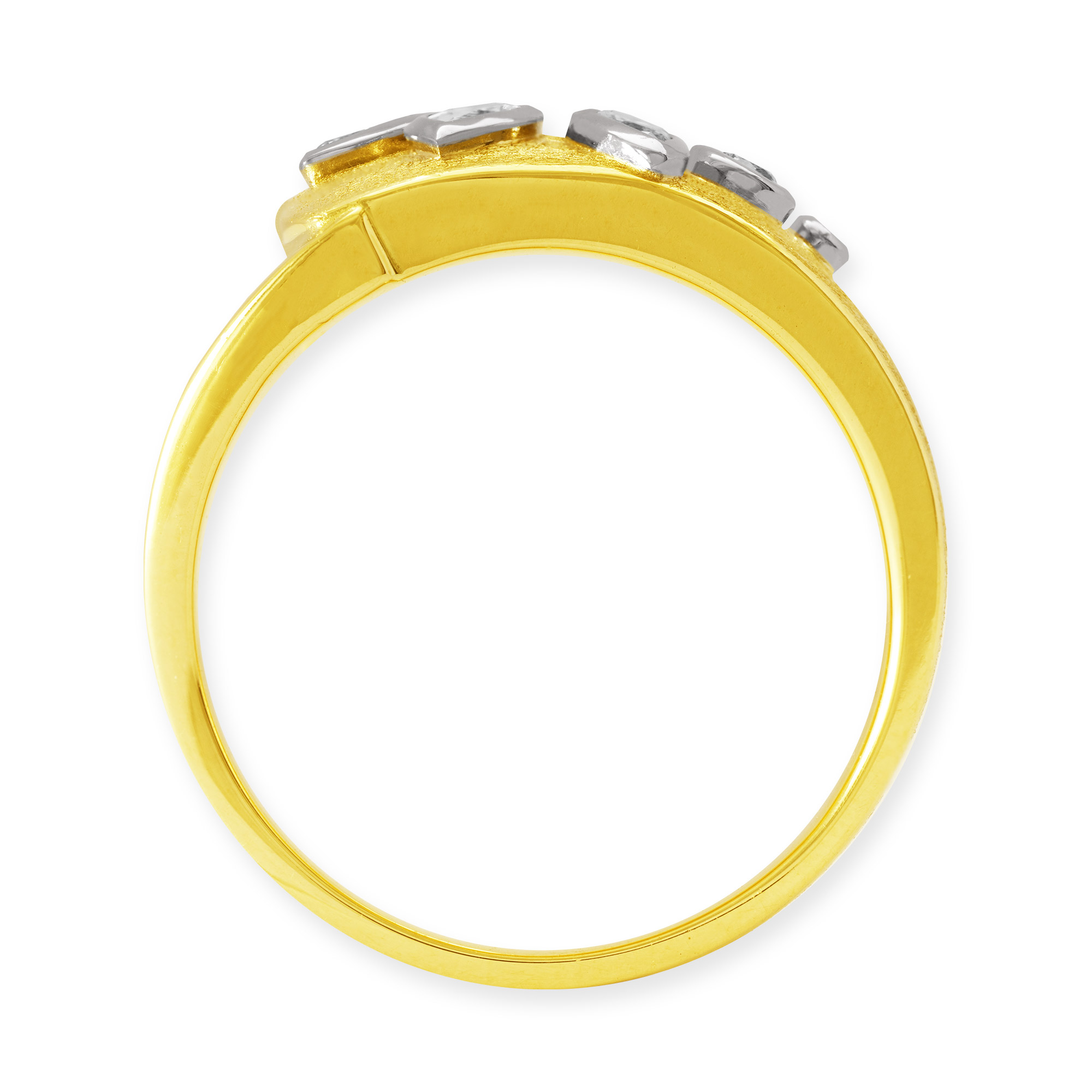 LESER Ring- Gelbgold- Weißgold-Brillanten-122651